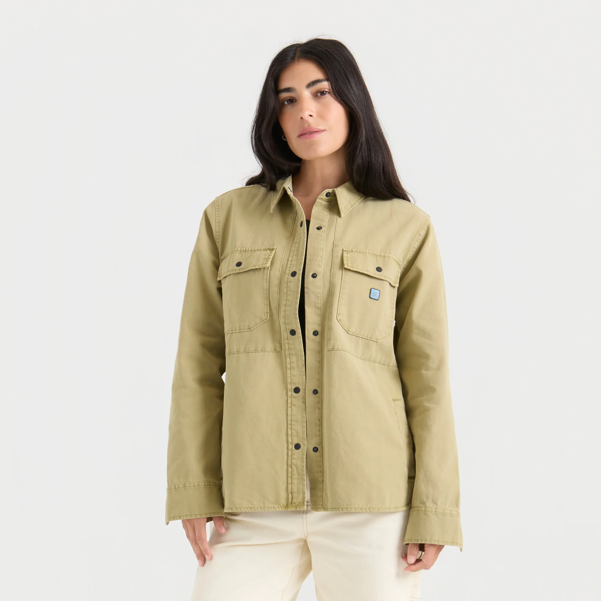 Hebrides Unlined Jacket - Dusty Olive - Image 2