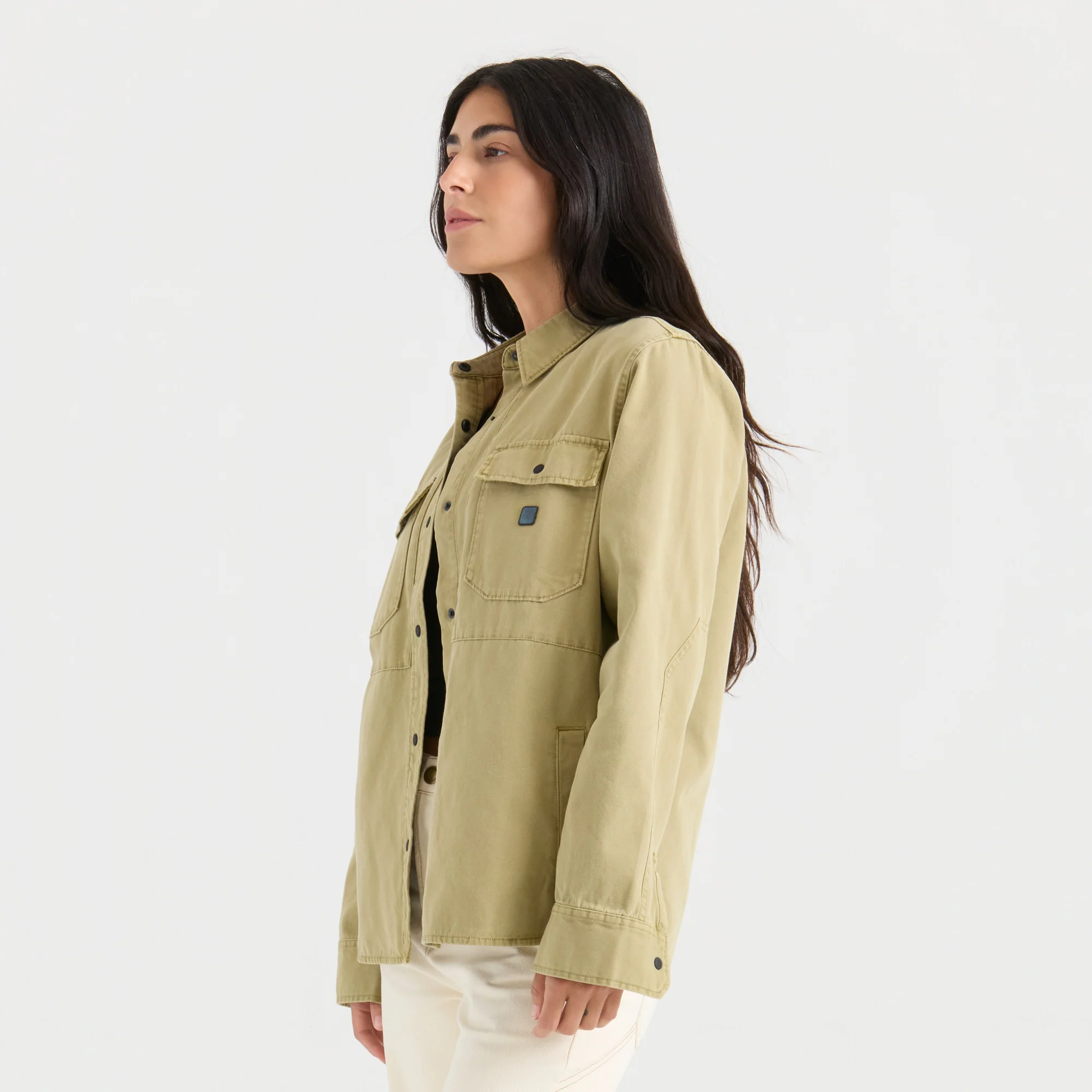 Hebrides Unlined Jacket - Dusty Olive - Image 5