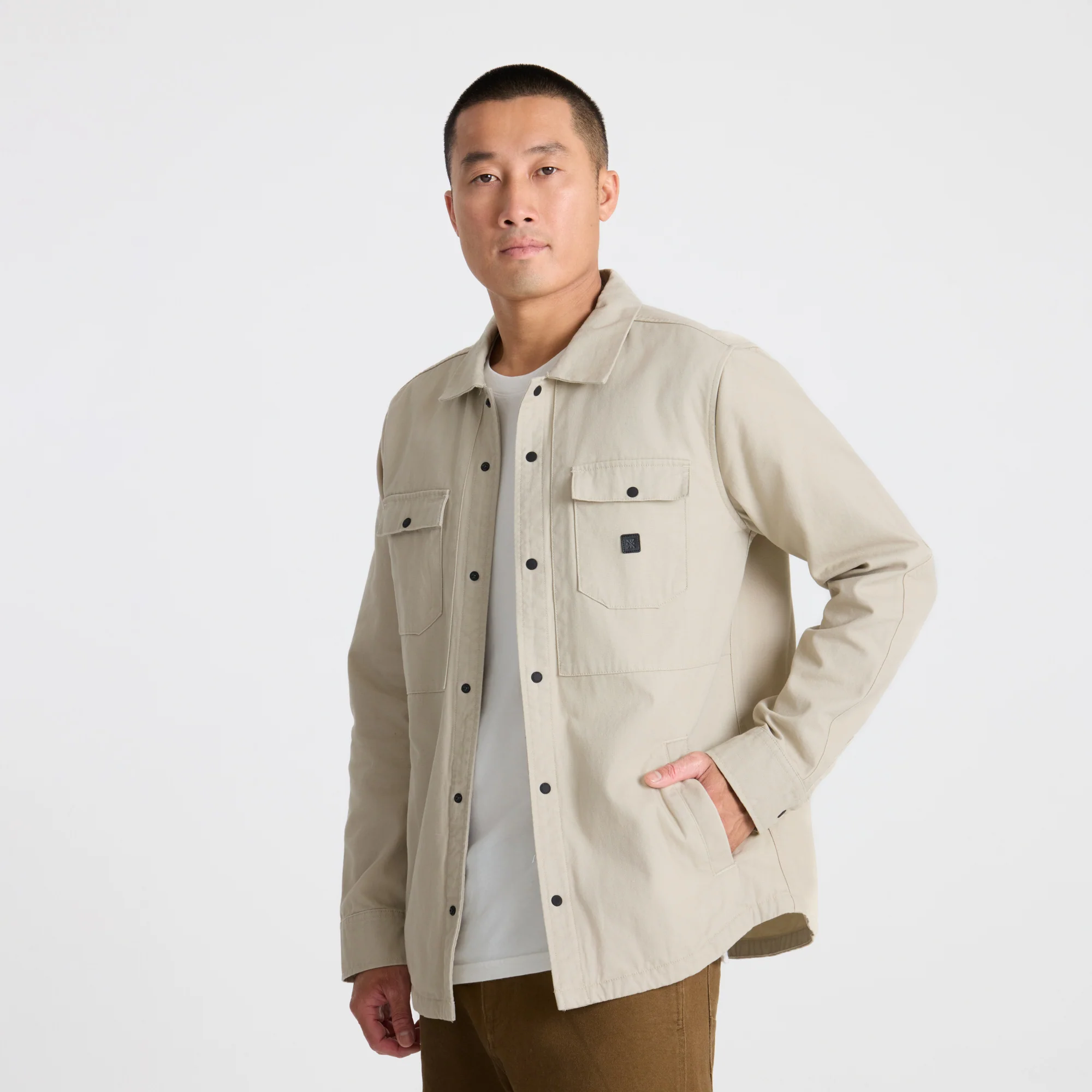 Hebrides Unlined Jacket - Fossil - Image 3