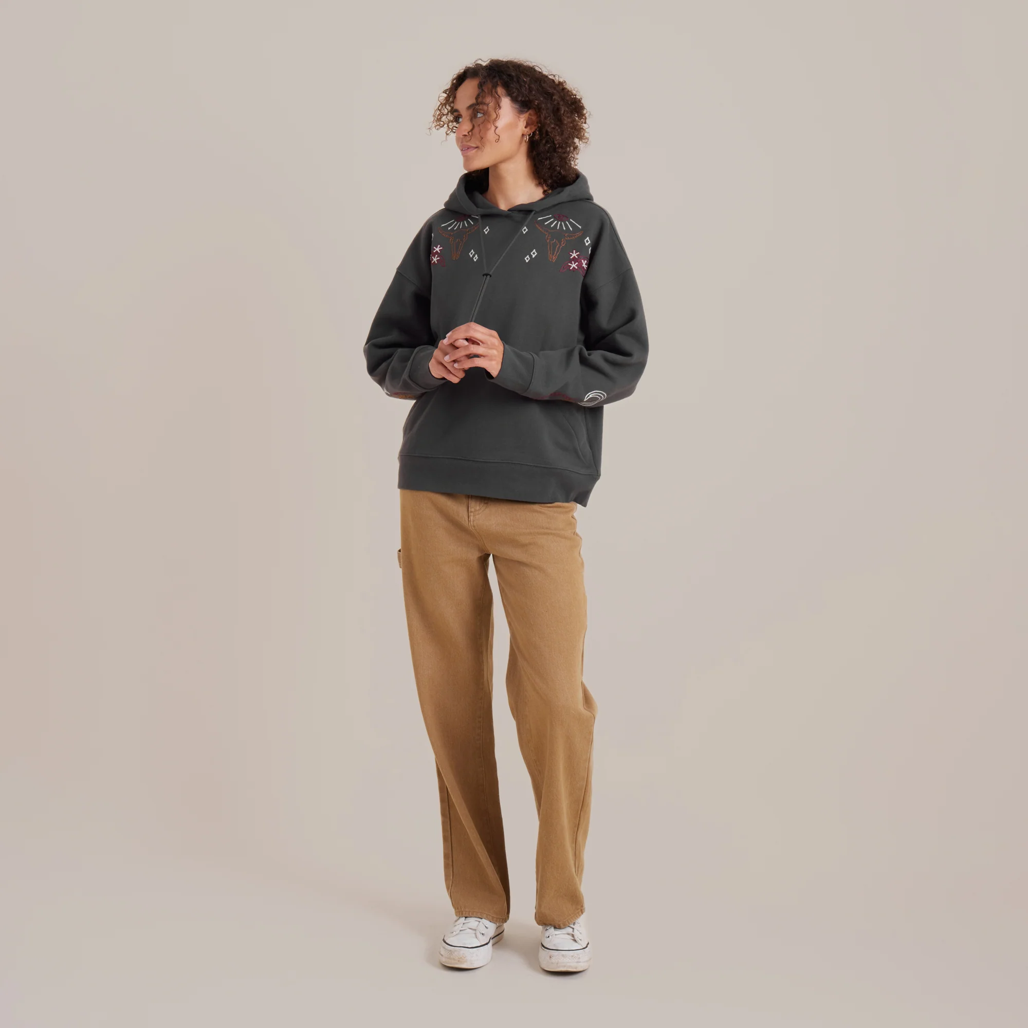 Hiker Hoodie - Faded Black