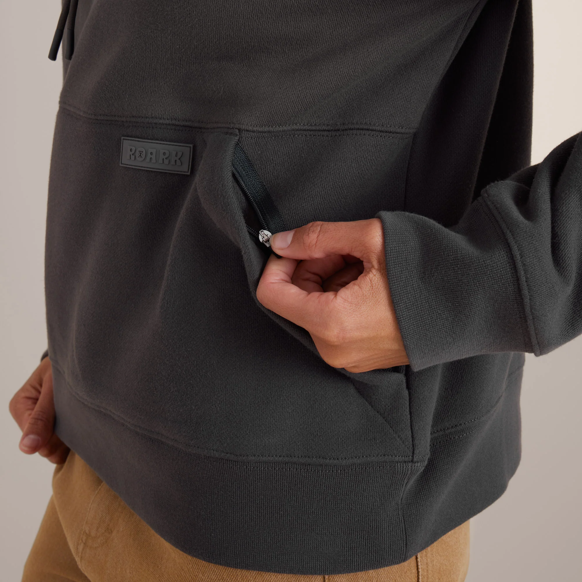 Hiker Hoodie - Faded Black - Image 10