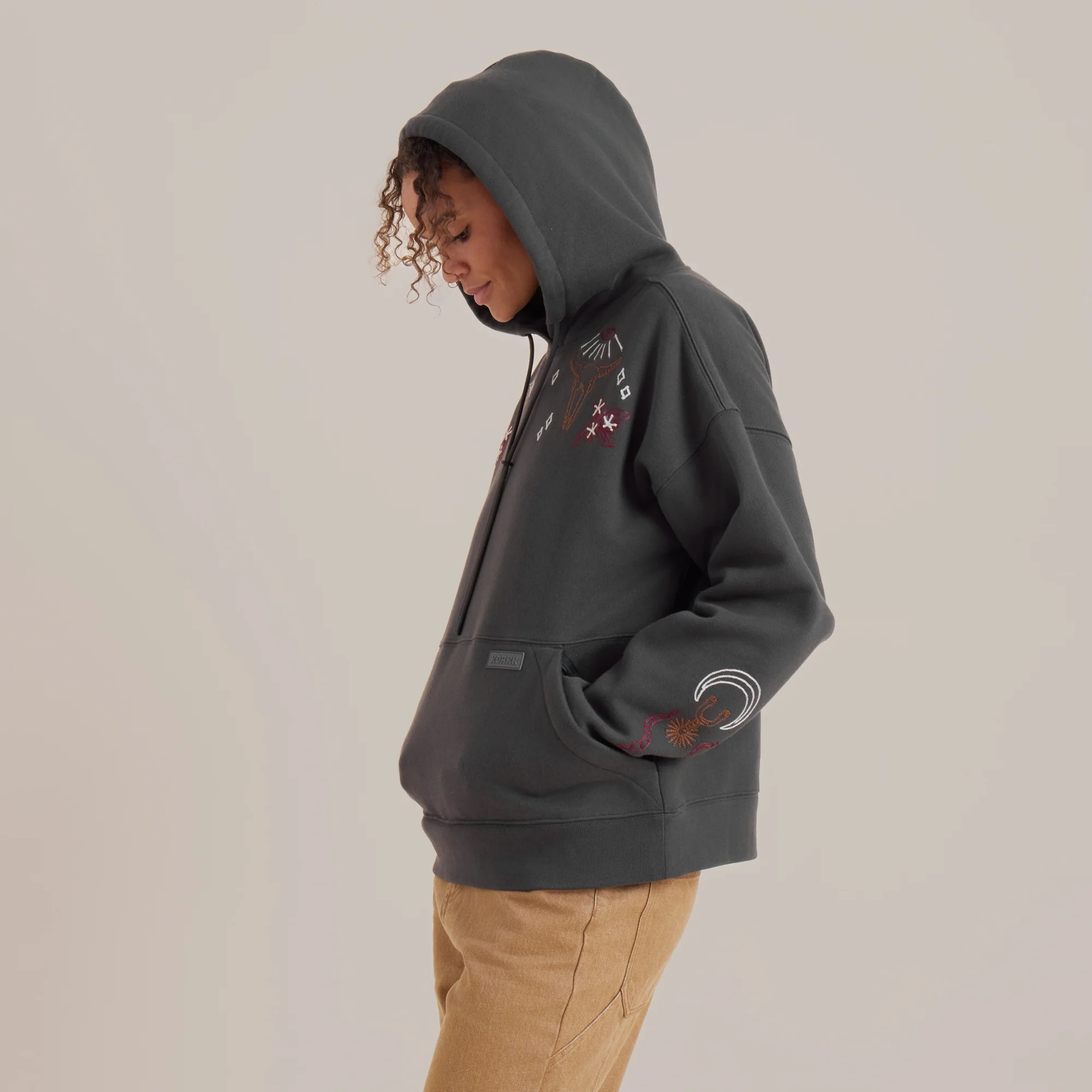 Hiker Hoodie - Faded Black - Image 6