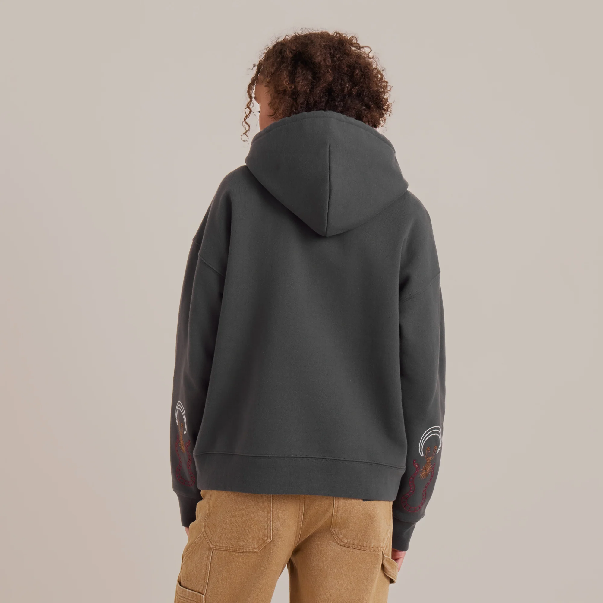 Hiker Hoodie - Faded Black - Image 8