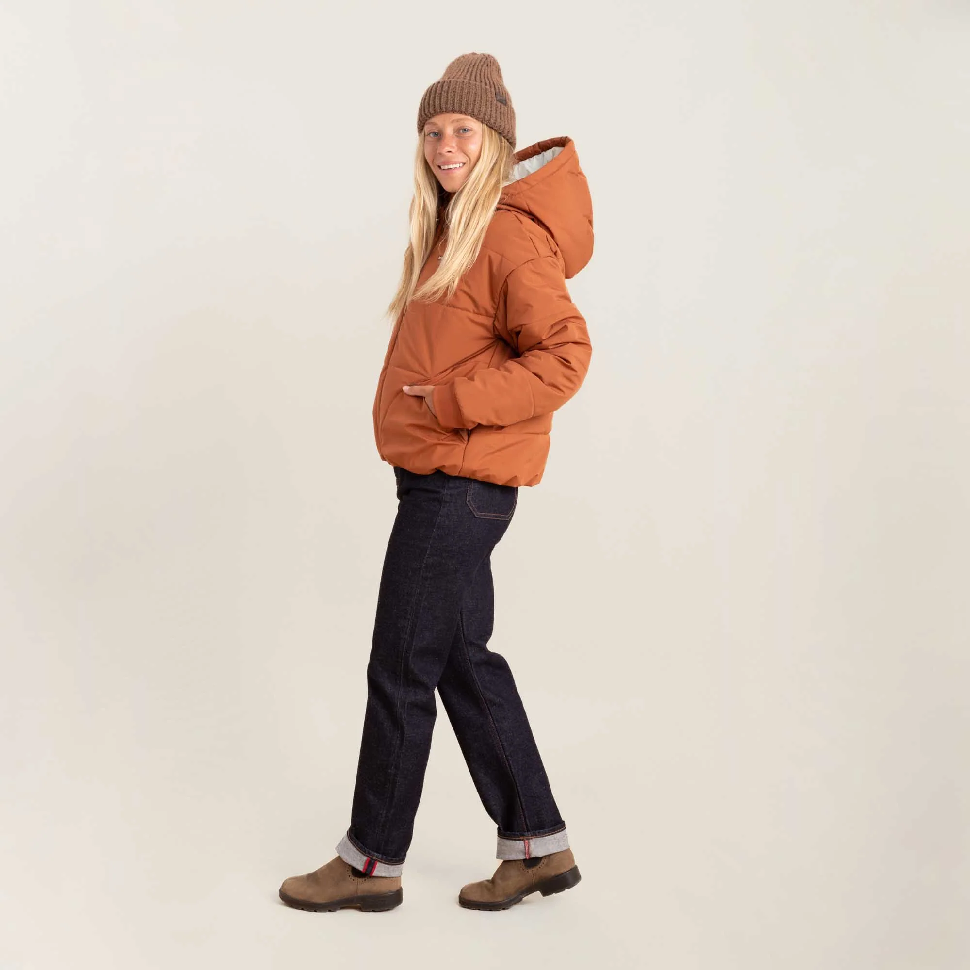 Hokkaido Puffer Jacket - Coconut Shell - Image 11