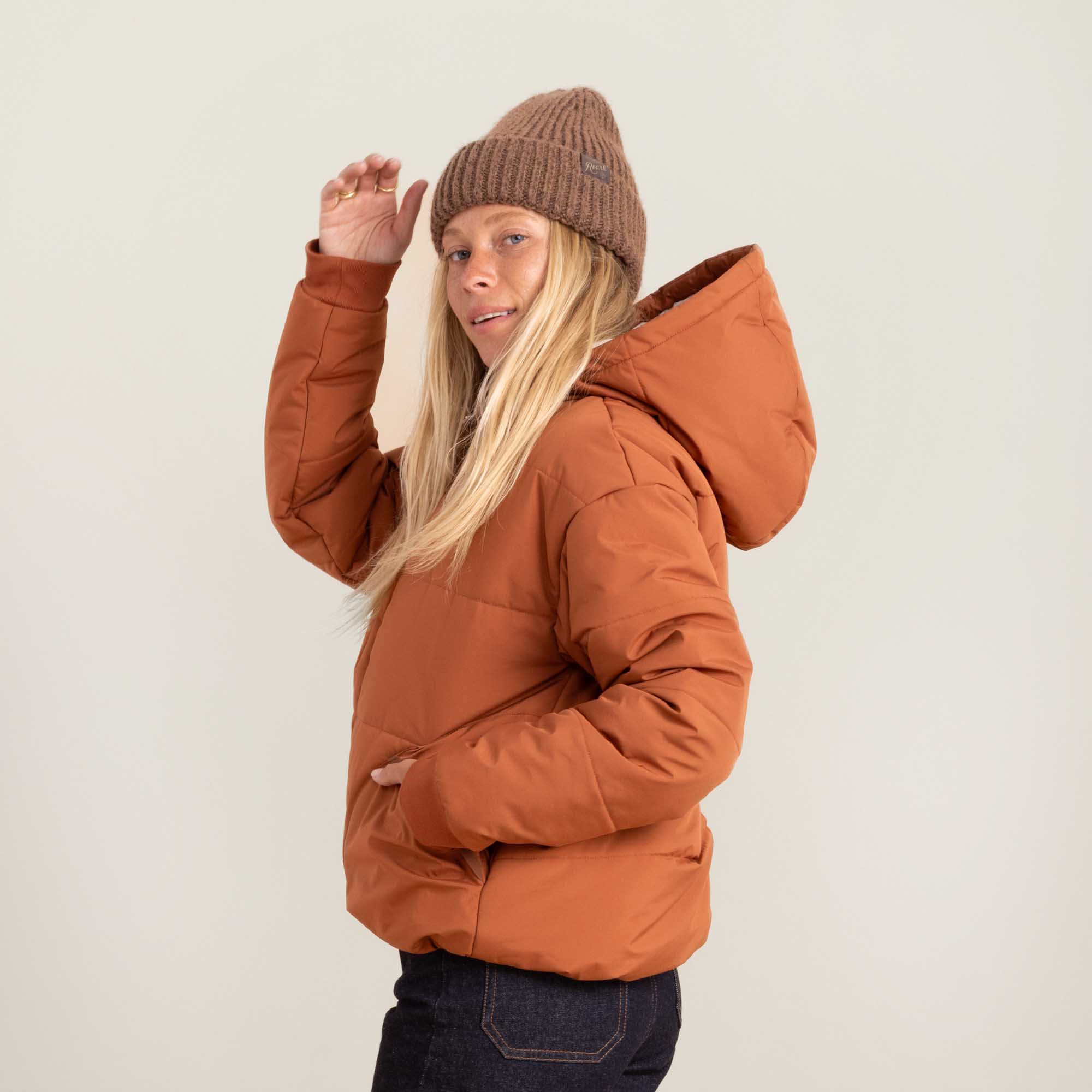 Hokkaido Puffer Jacket - Coconut Shell - Image 12