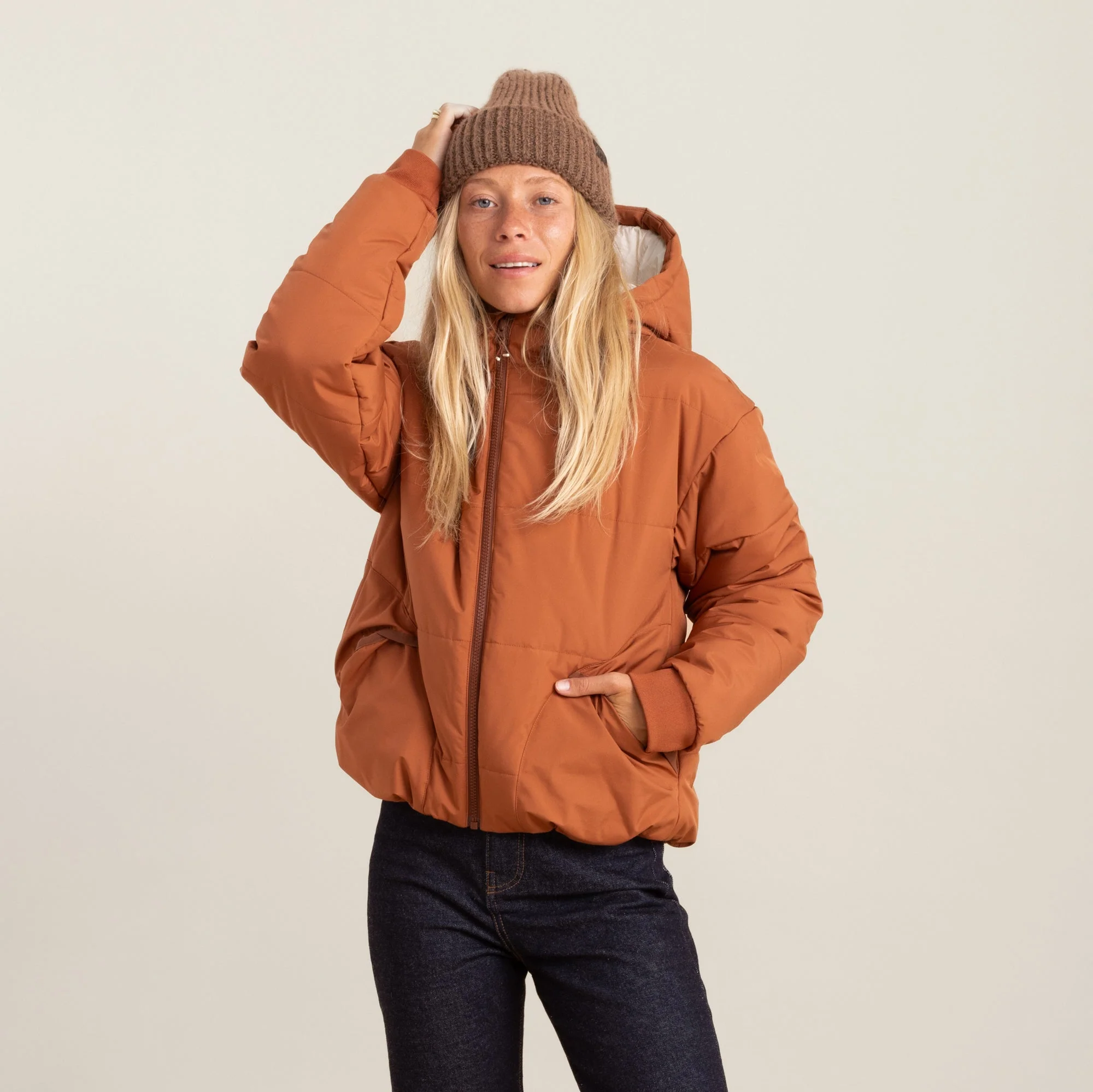 Hokkaido Puffer Jacket - Coconut Shell - Image 13