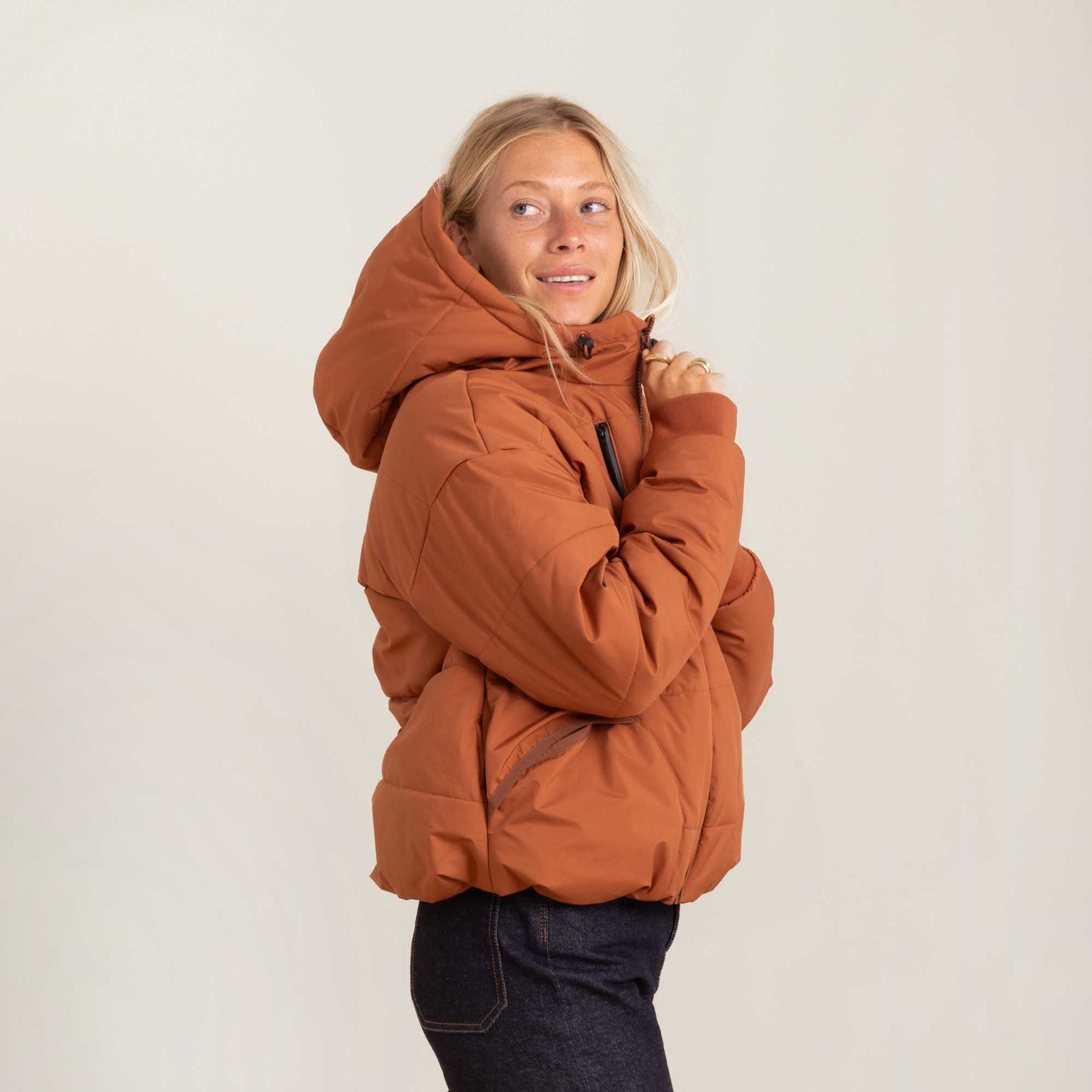 Hokkaido Puffer Jacket - Coconut Shell - Image 17
