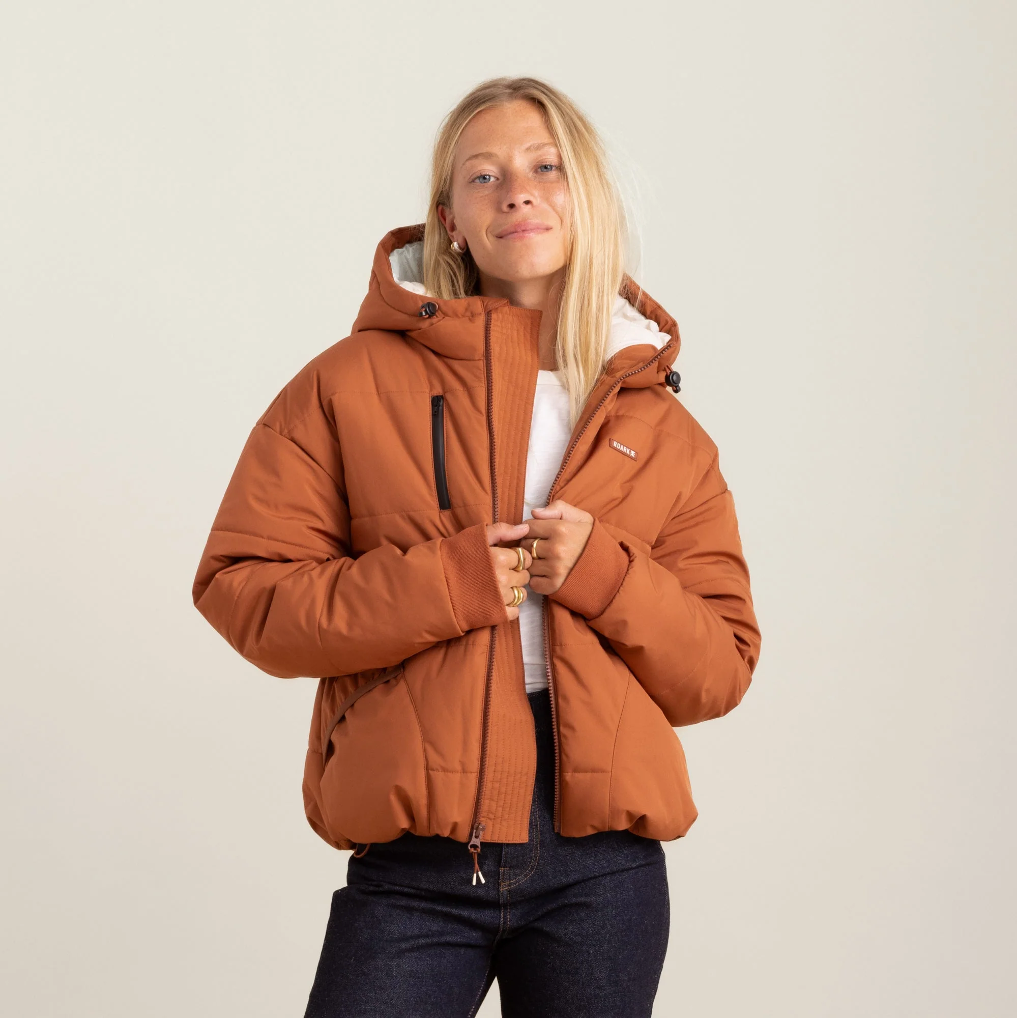 Hokkaido Puffer Jacket - Coconut Shell - Image 21