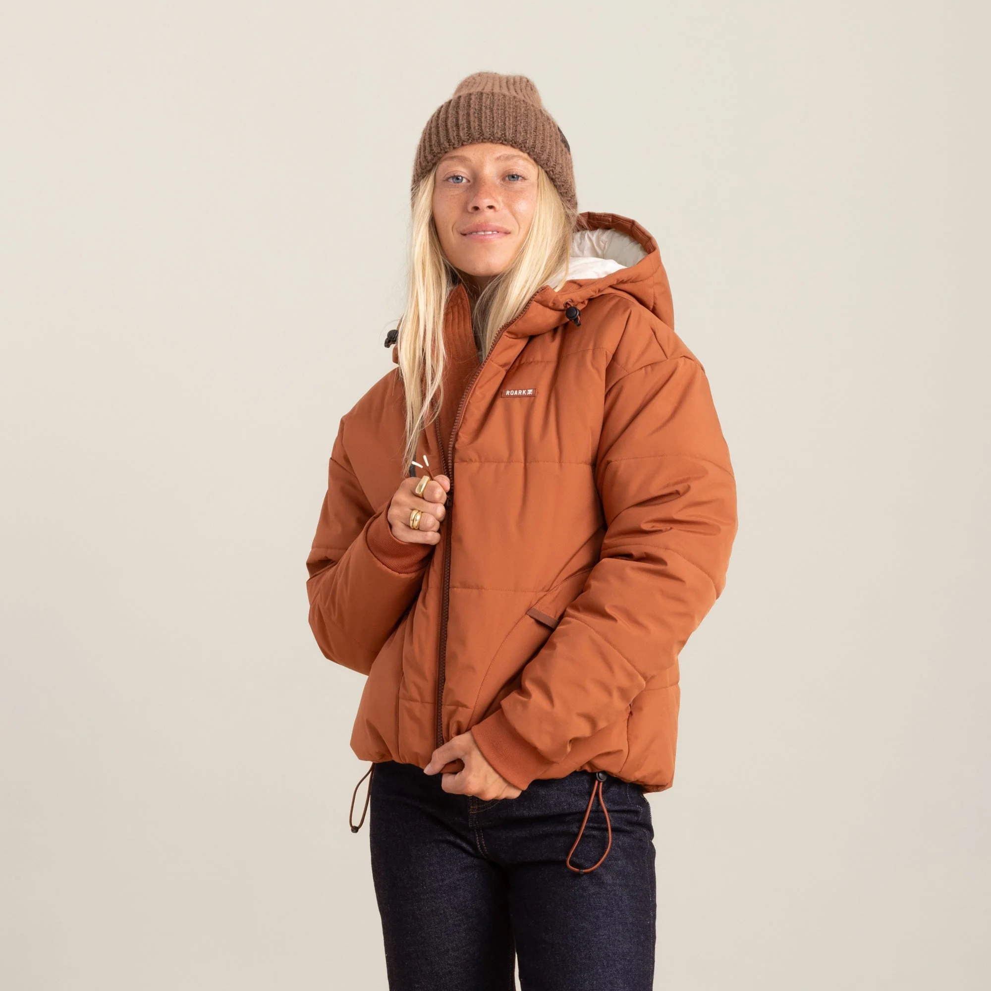 Hokkaido Puffer Jacket - Coconut Shell - Image 8
