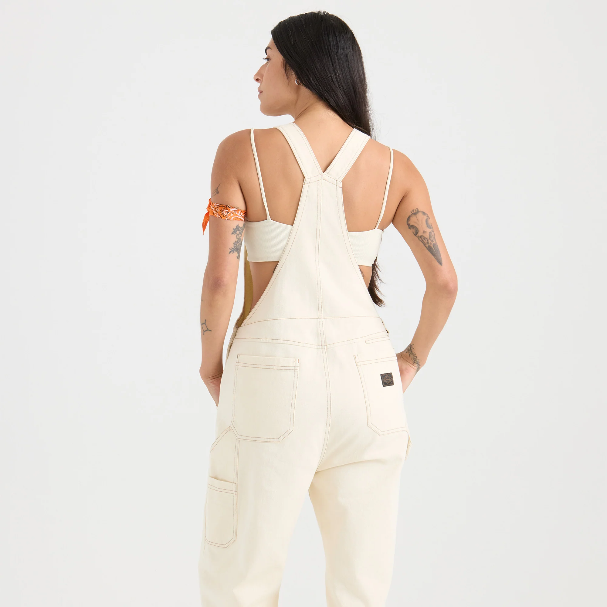 HWY 1 Overall Jumpsuit - Bone - Image 3