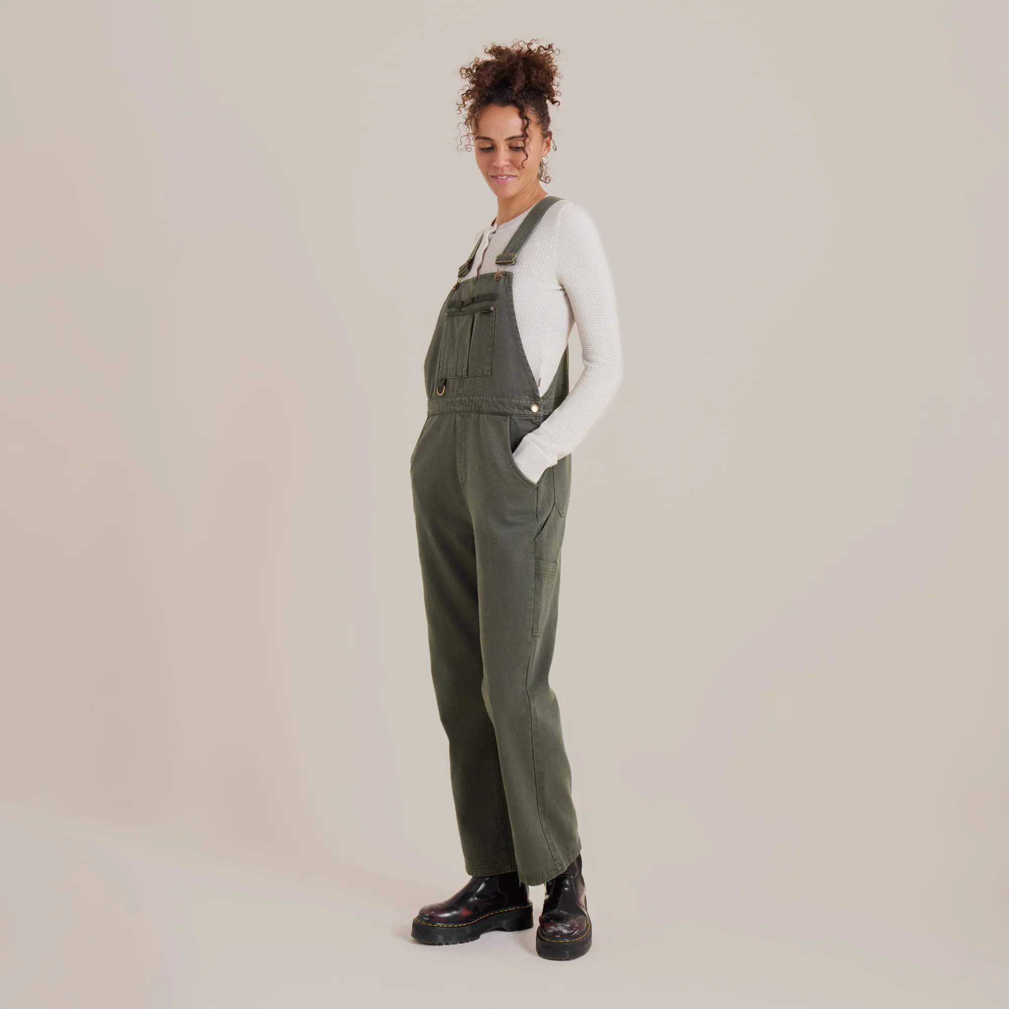HWY 1 Overall Jumpsuit - Dark Military - Image 2