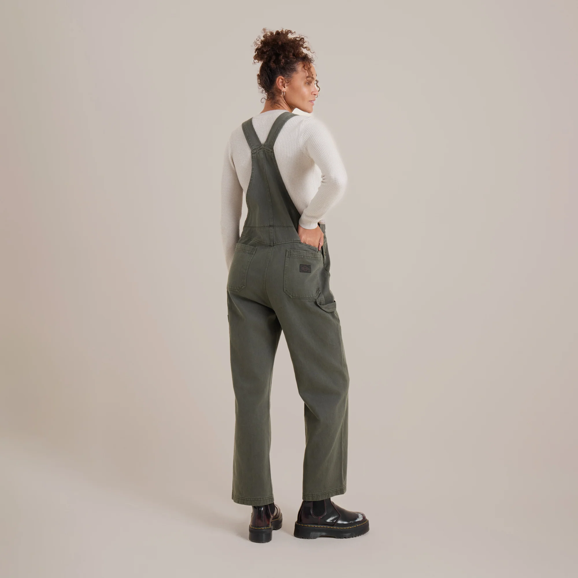 HWY 1 Overall Jumpsuit - Dark Military - Image 4