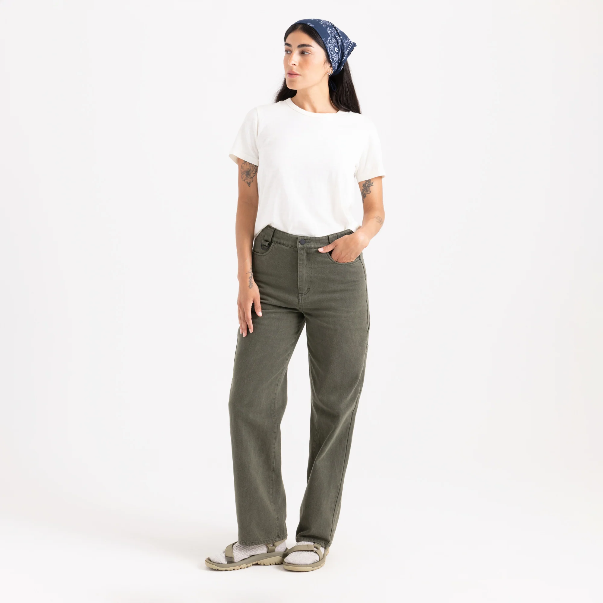 HWY 1 Pant Denim - Dark Military - Image 4
