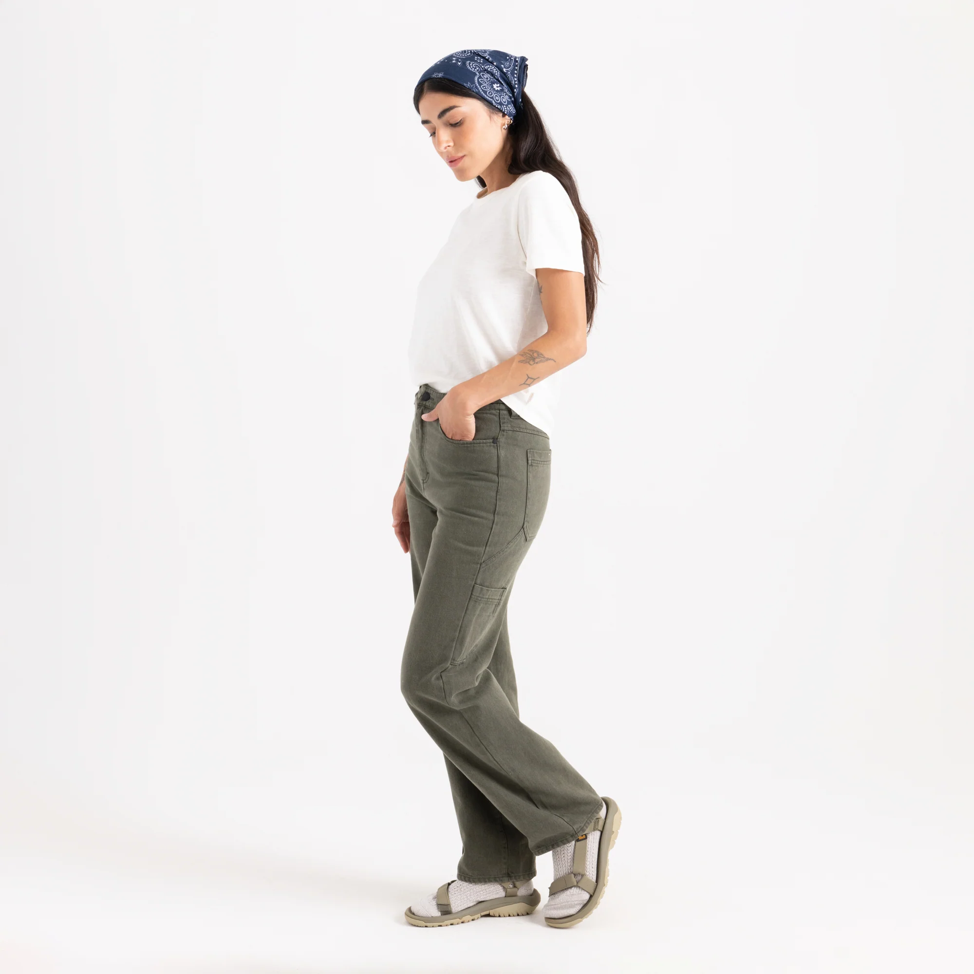 HWY 1 Pant Denim - Dark Military - Image 5