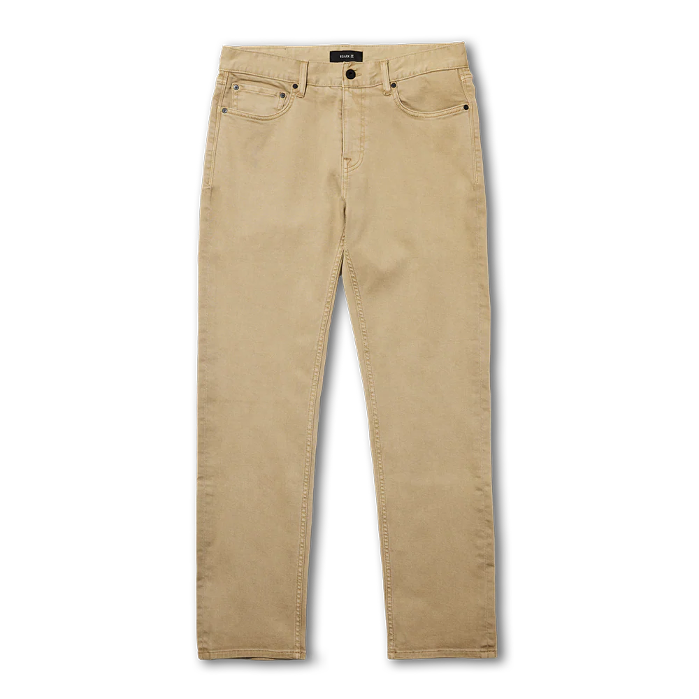 HWY 128 5-Pocket Broken Twill Denim - Desert Khaki