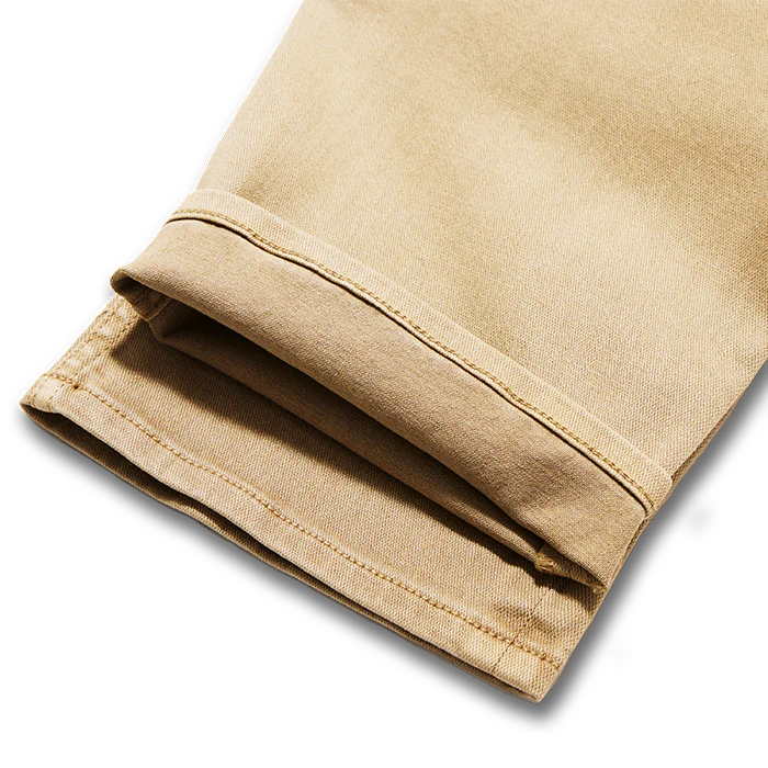 HWY 128 5-Pocket Broken Twill Denim - Desert Khaki - Image 10