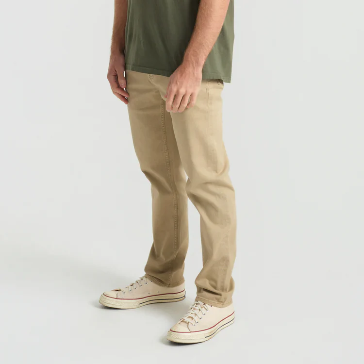 HWY 128 5-Pocket Broken Twill Denim - Desert Khaki - Image 3