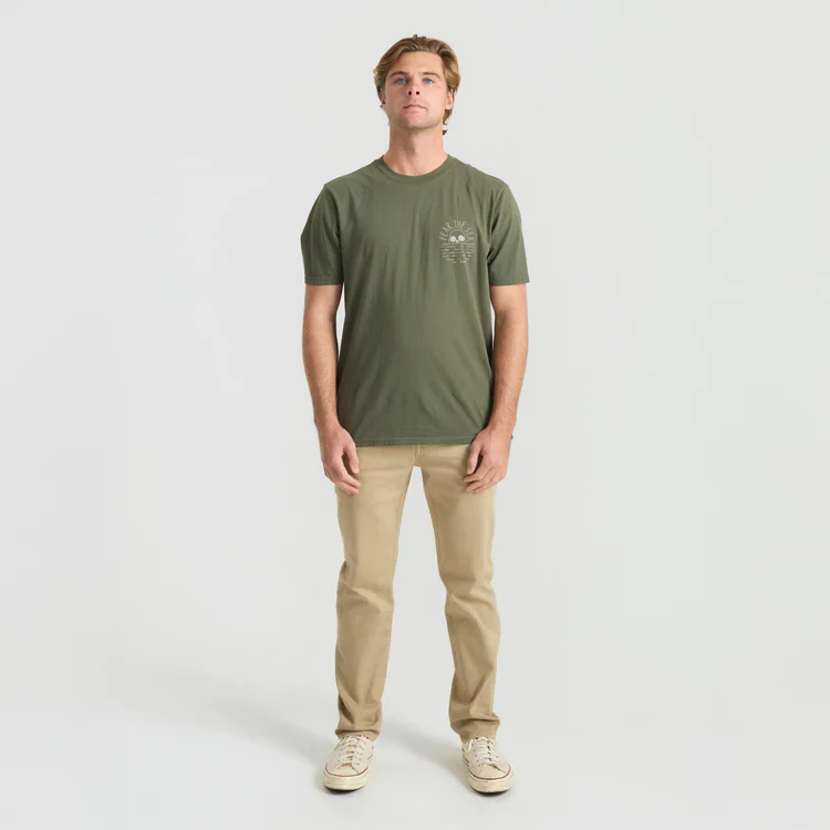 HWY 128 5-Pocket Broken Twill Denim - Desert Khaki - Image 4