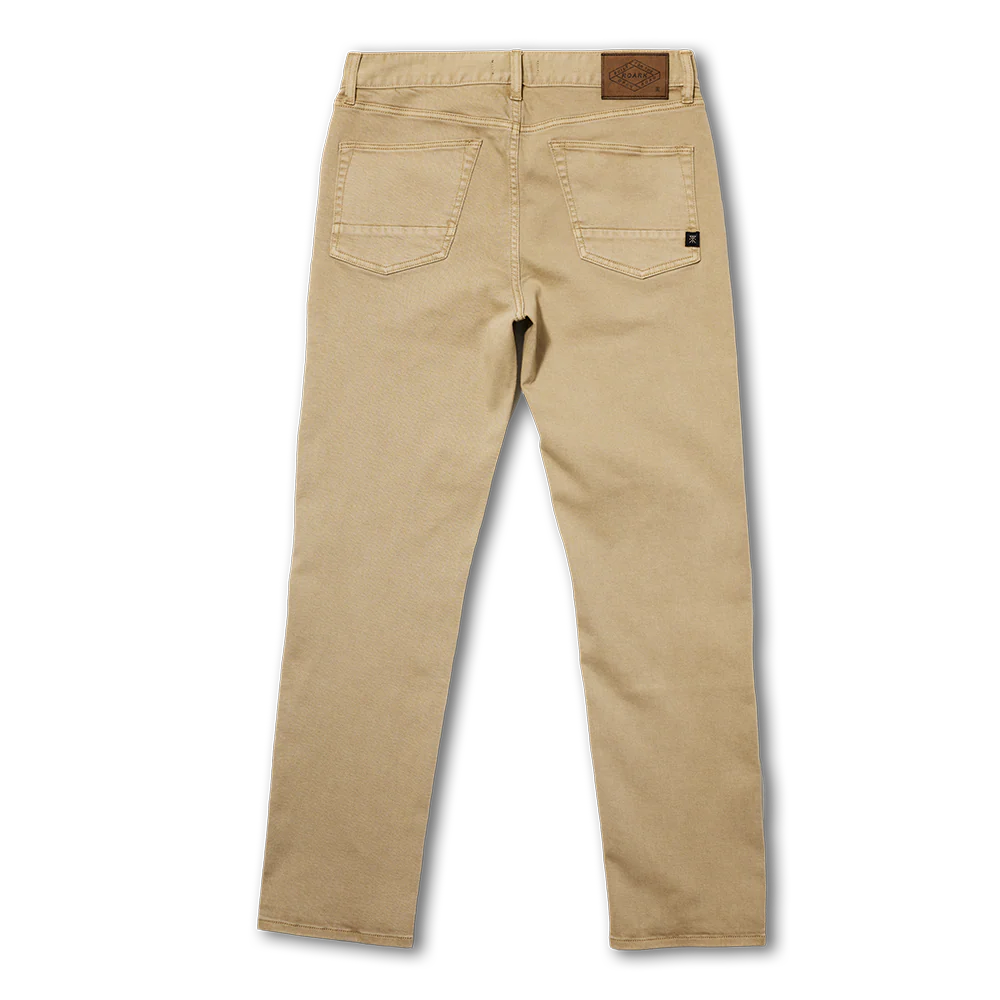 HWY 128 5-Pocket Broken Twill Denim - Desert Khaki - Image 7