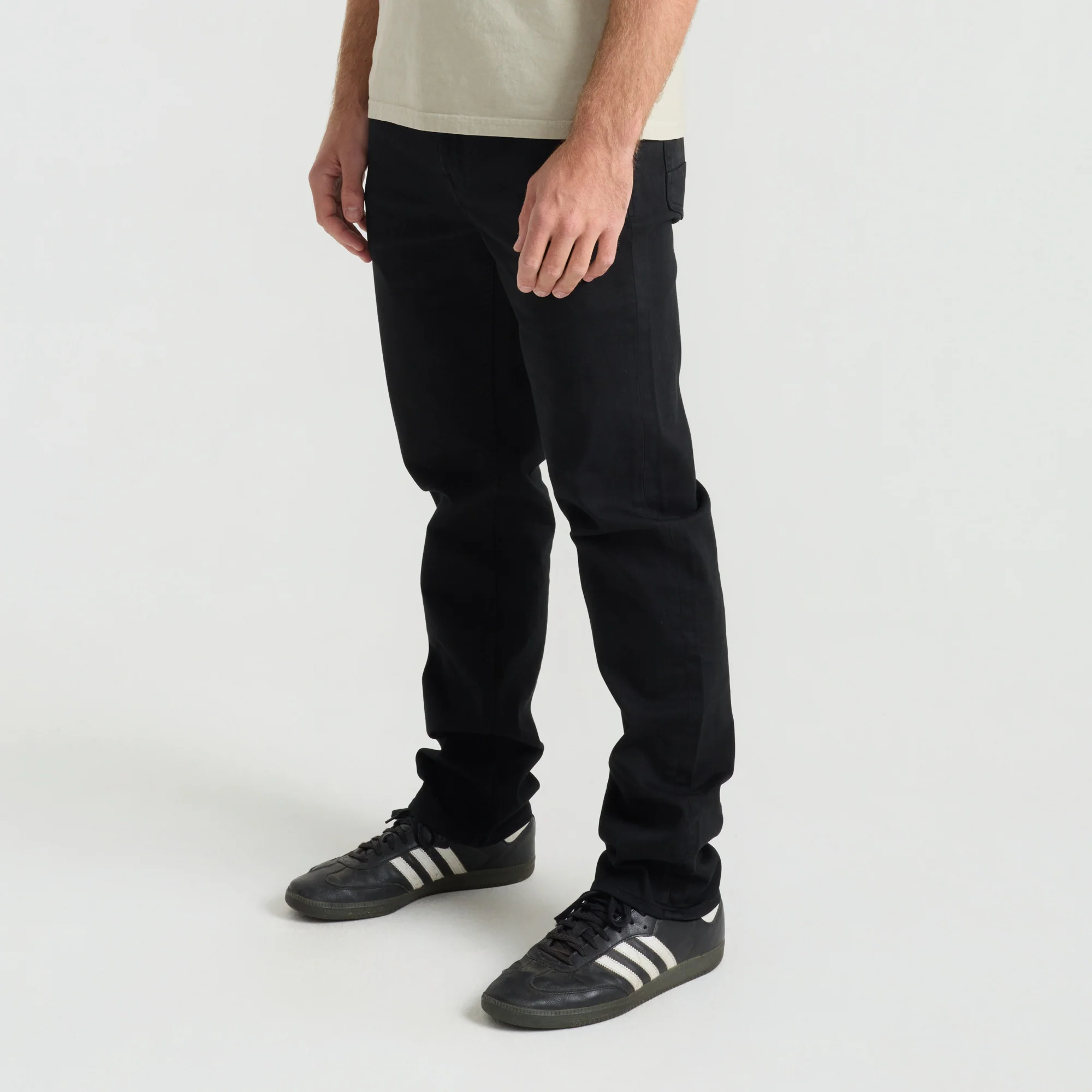 HWY 128 5-Pocket Broken Twill Denim - Black - Image 4