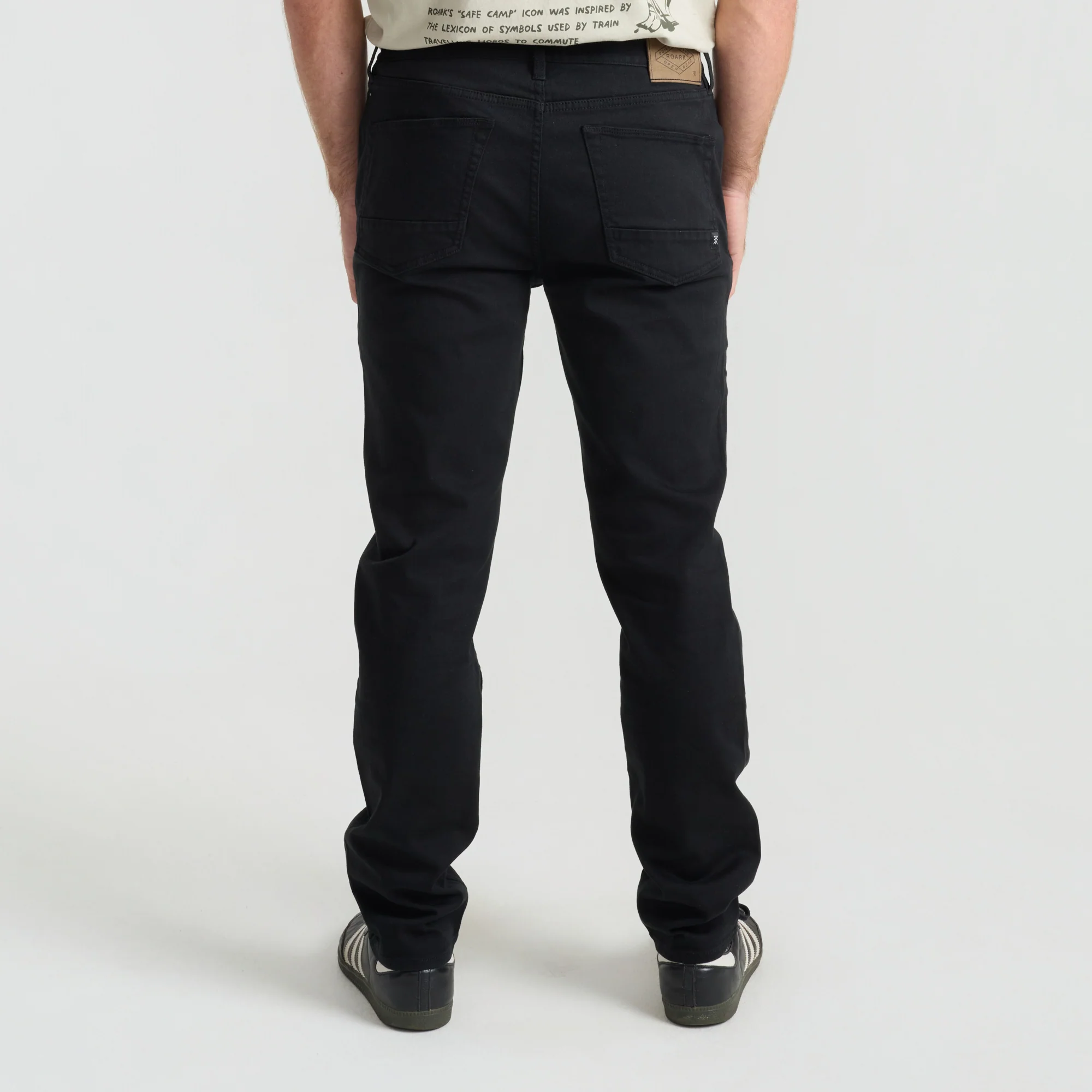 HWY 128 5-Pocket Broken Twill Denim - Black - Image 5