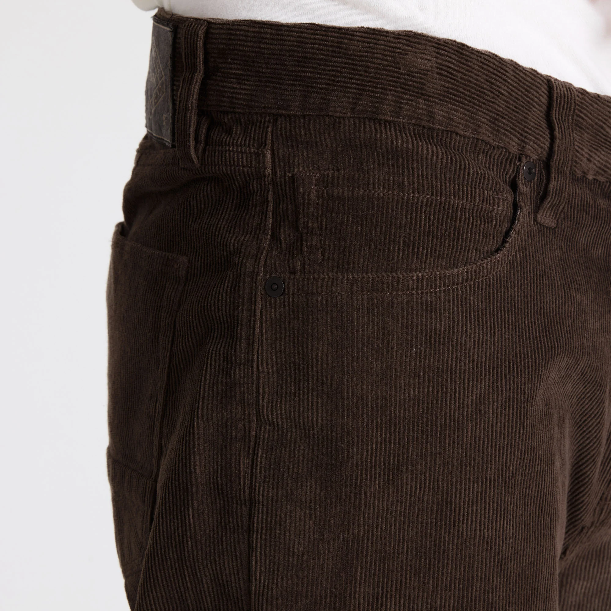HWY 128 Cord Jeans - Dark Brown - Image 7