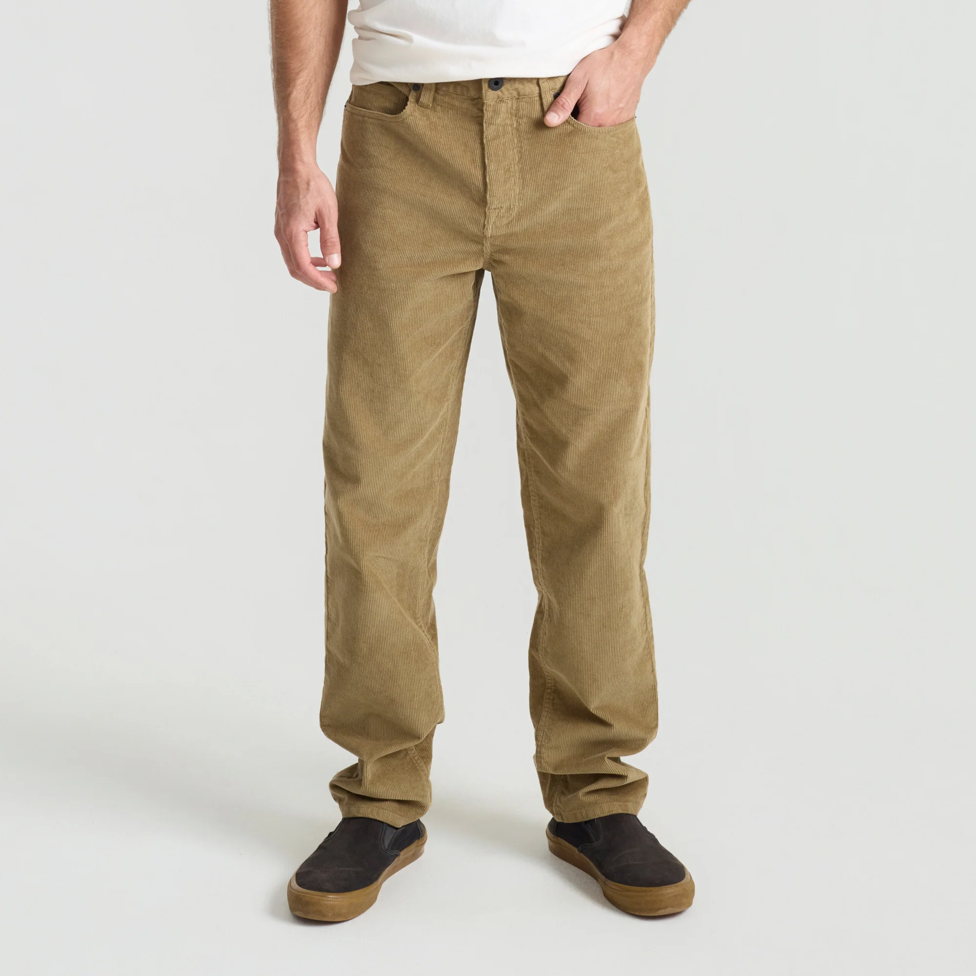 HWY 128 Cord Pants - Khaki - Image 4