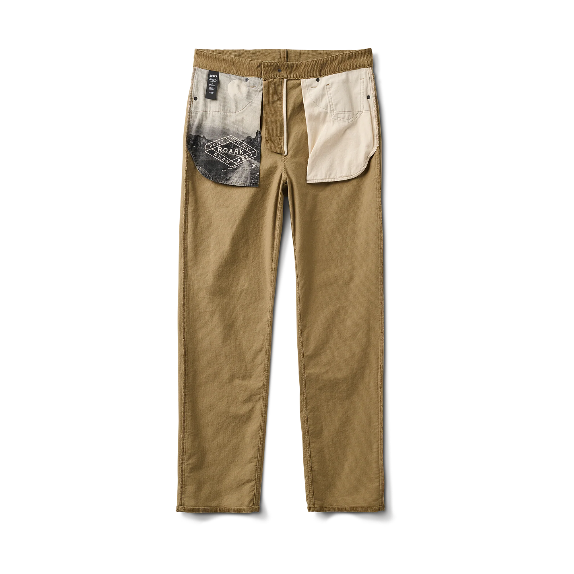 HWY 128 Cord Pants - Khaki - Image 6