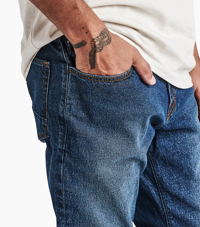 HWY 133 Slim Straight Denim Jeans - Medium Classic - Image 5