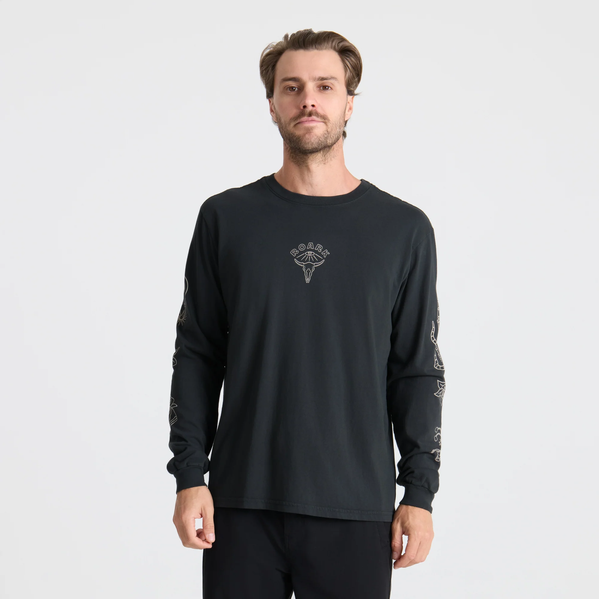 Icons Premium Long Sleeve Tee - Black - Image 2