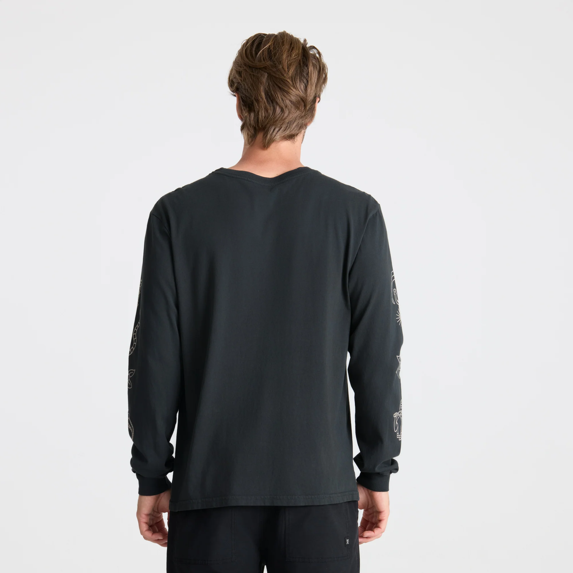 Icons Premium Long Sleeve Tee - Black - Image 5