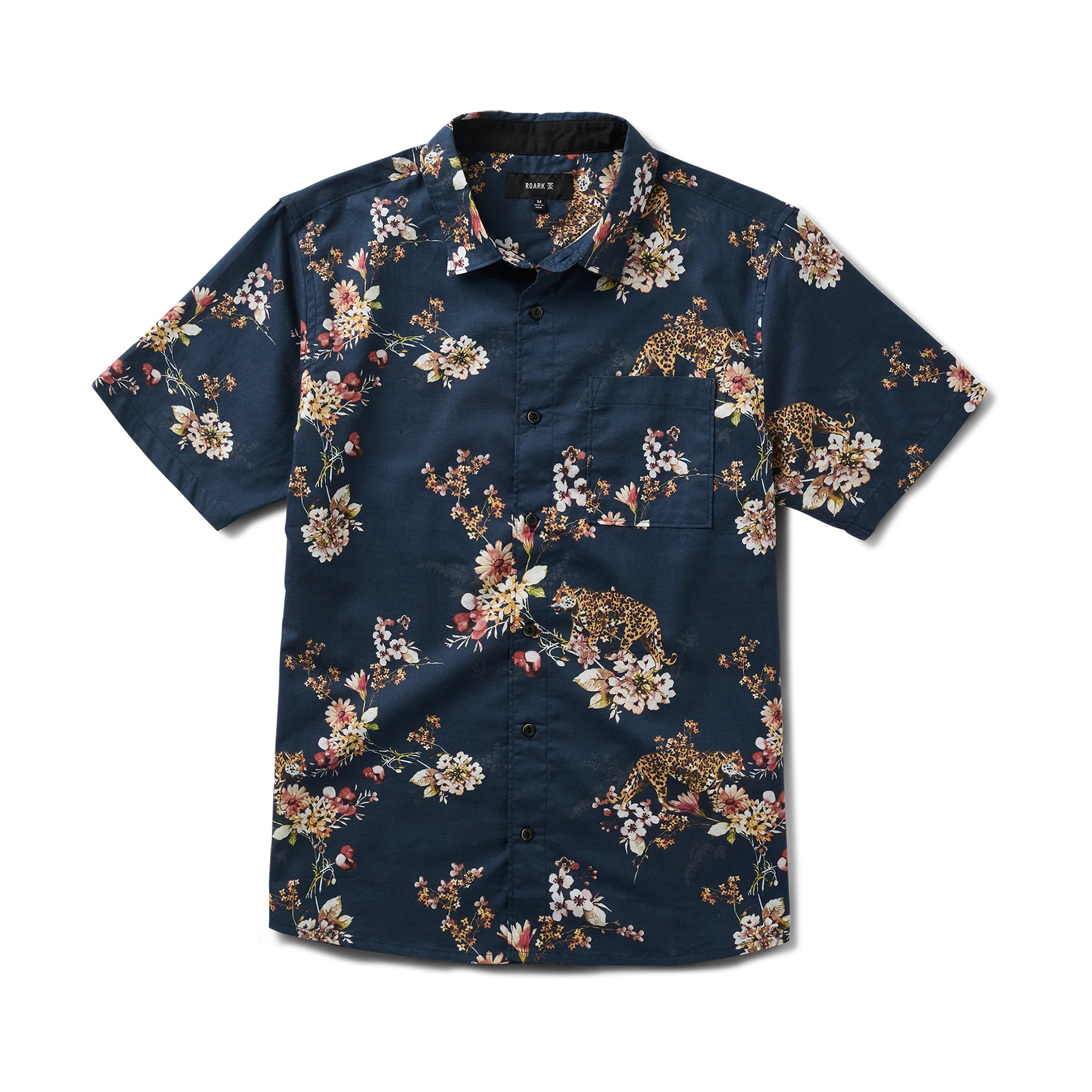 Journey Short Sleeve Button Up Shirt - Deep Navy