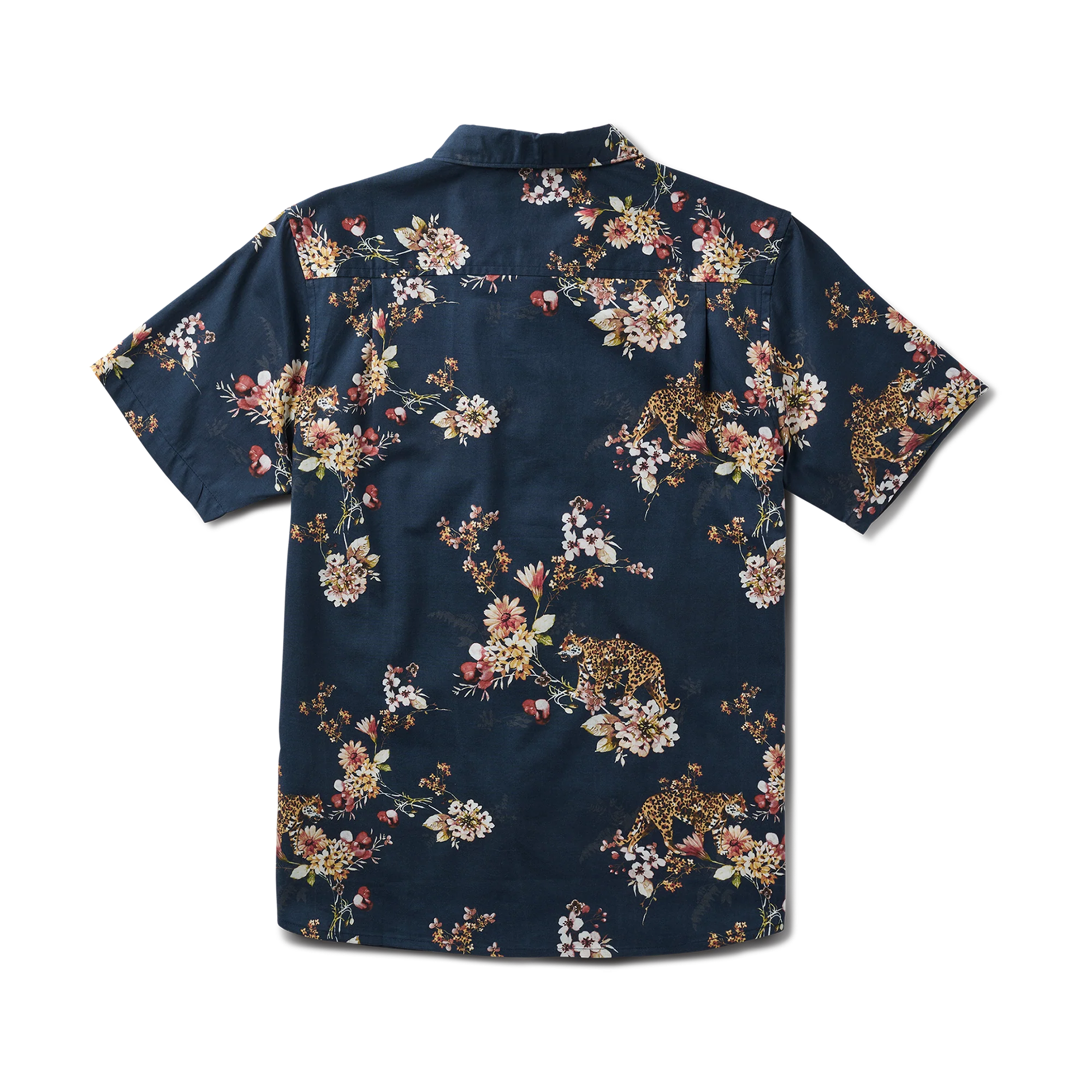 Journey Short Sleeve Button Up Shirt - Deep Navy - Image 7