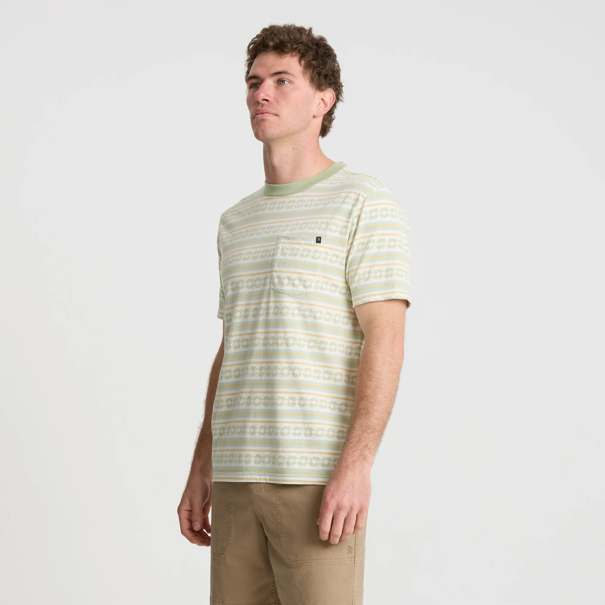 Journey Jacquard Short Sleeve Tee - Seafoam - Image 3