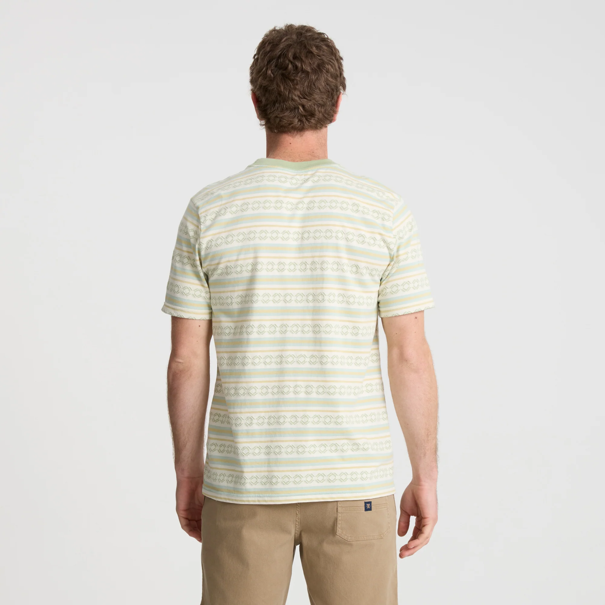 Journey Jacquard Short Sleeve Tee - Seafoam - Image 4