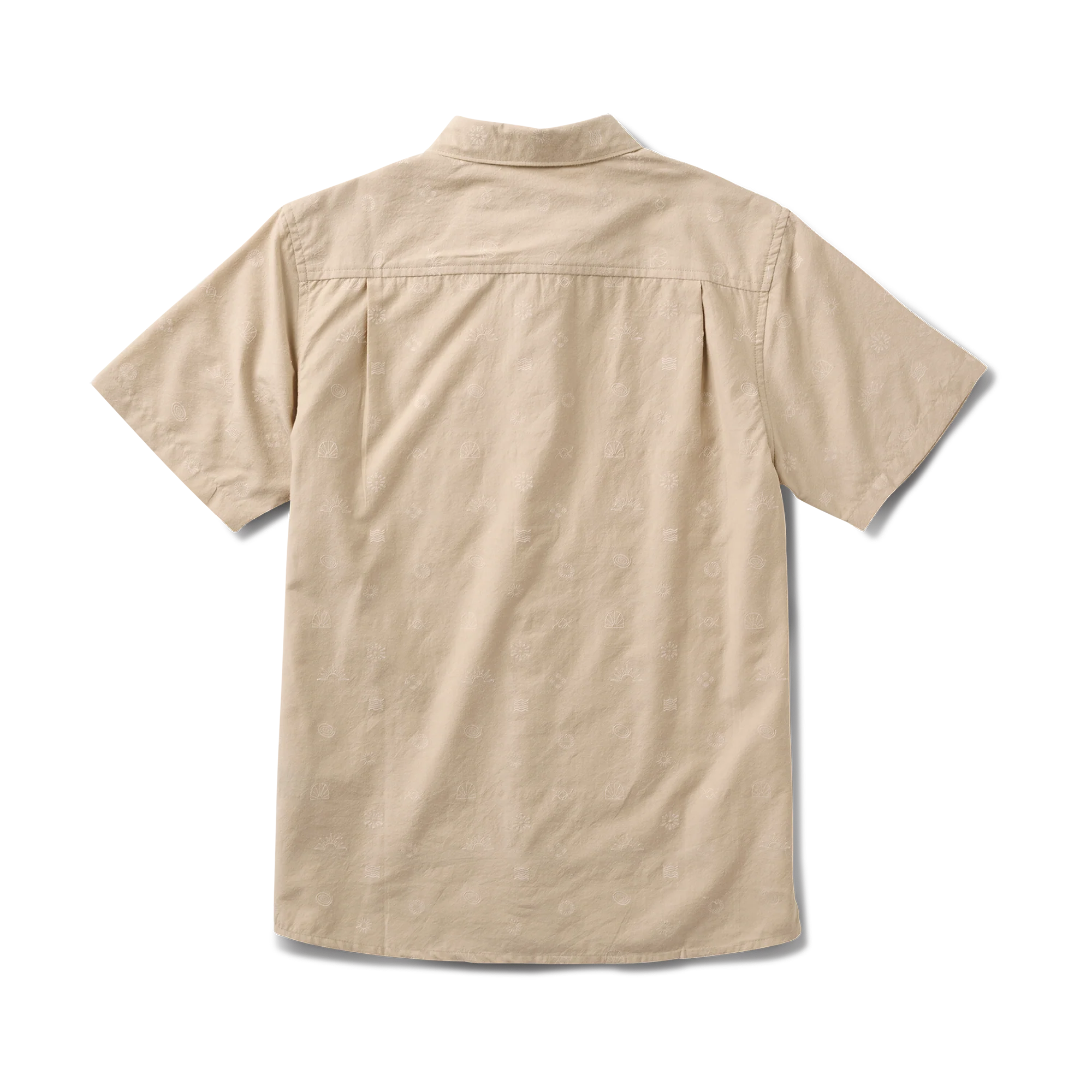 Journey Short Sleeve Button Up Shirt - Fossil - Image 6