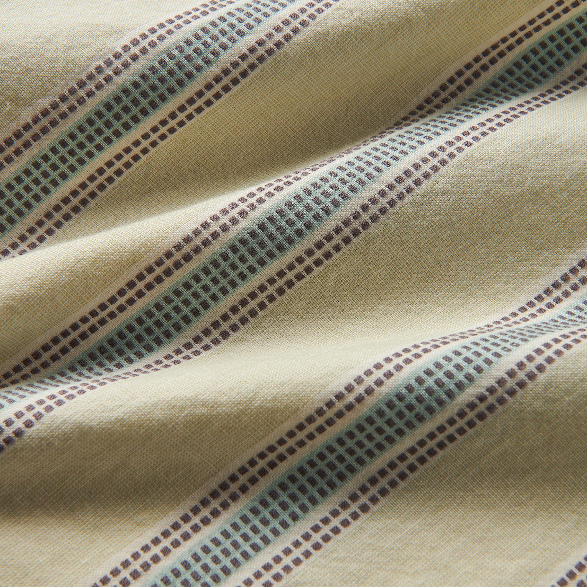 Journey Short Sleeve Button Up Shirt - Stripe Seafoam - Image 8