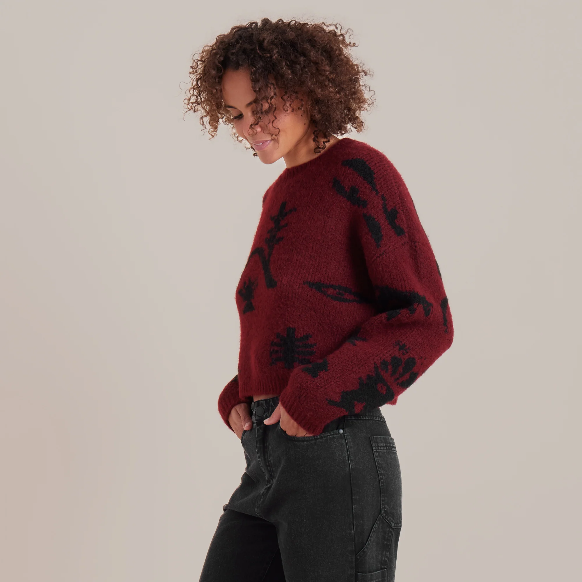 Kos Sweater - Sangria - Image 4