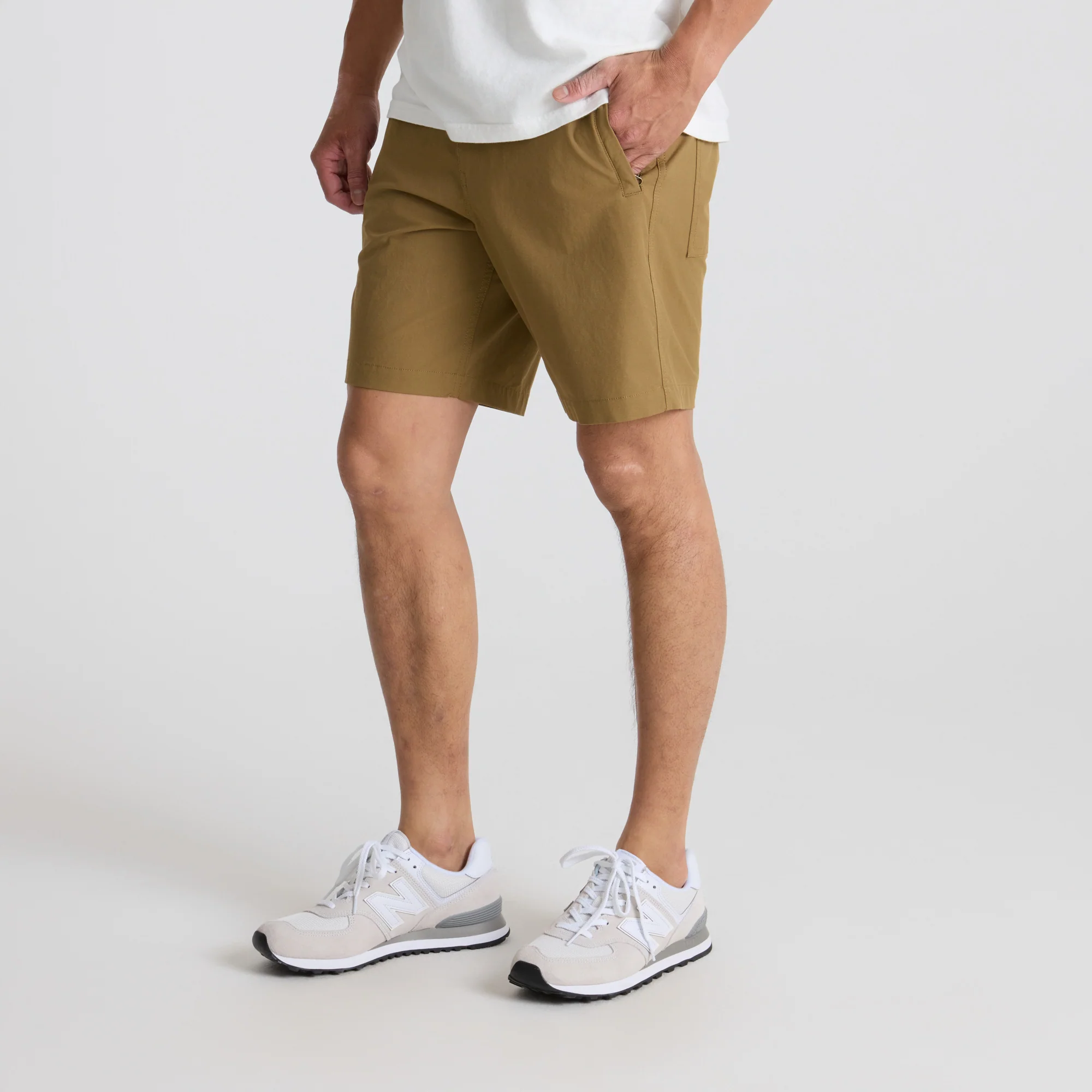 Layover Pro Traveler Shorts - Dark Khaki - Image 3