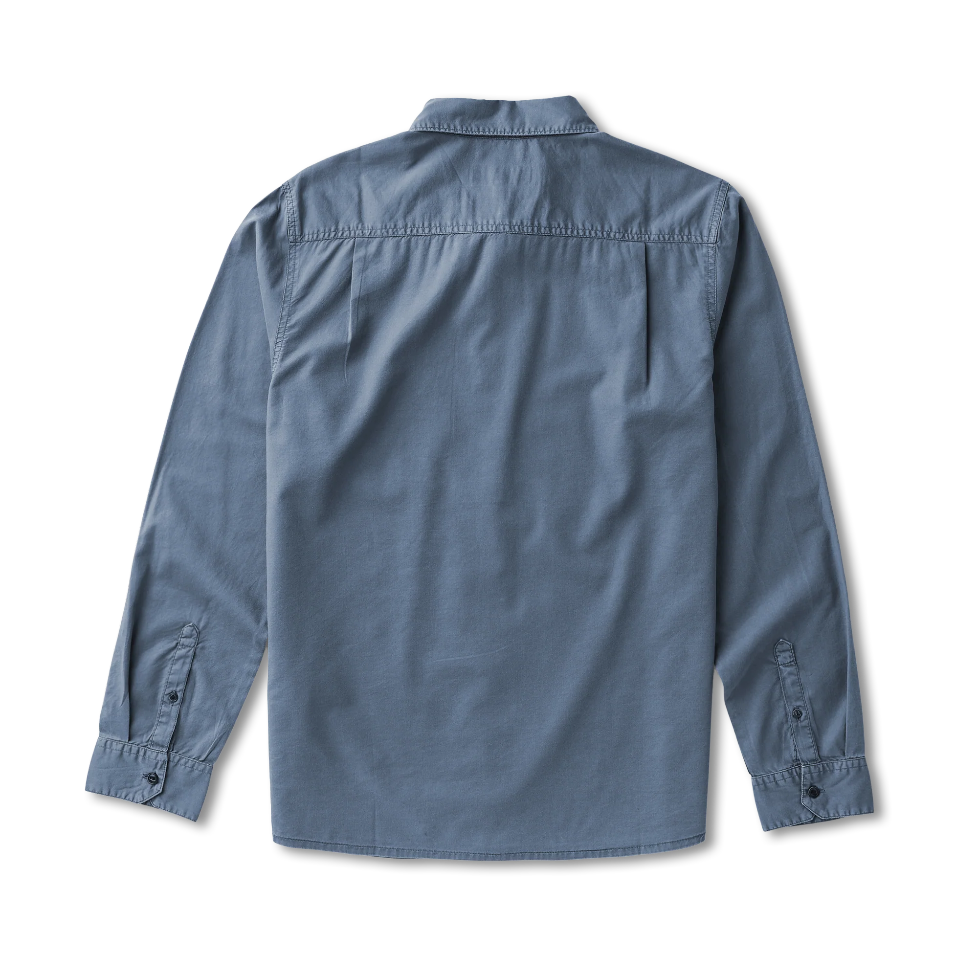 Made To Fade Long Sleeve Button Up Shirt - Washed Slate - Image 6