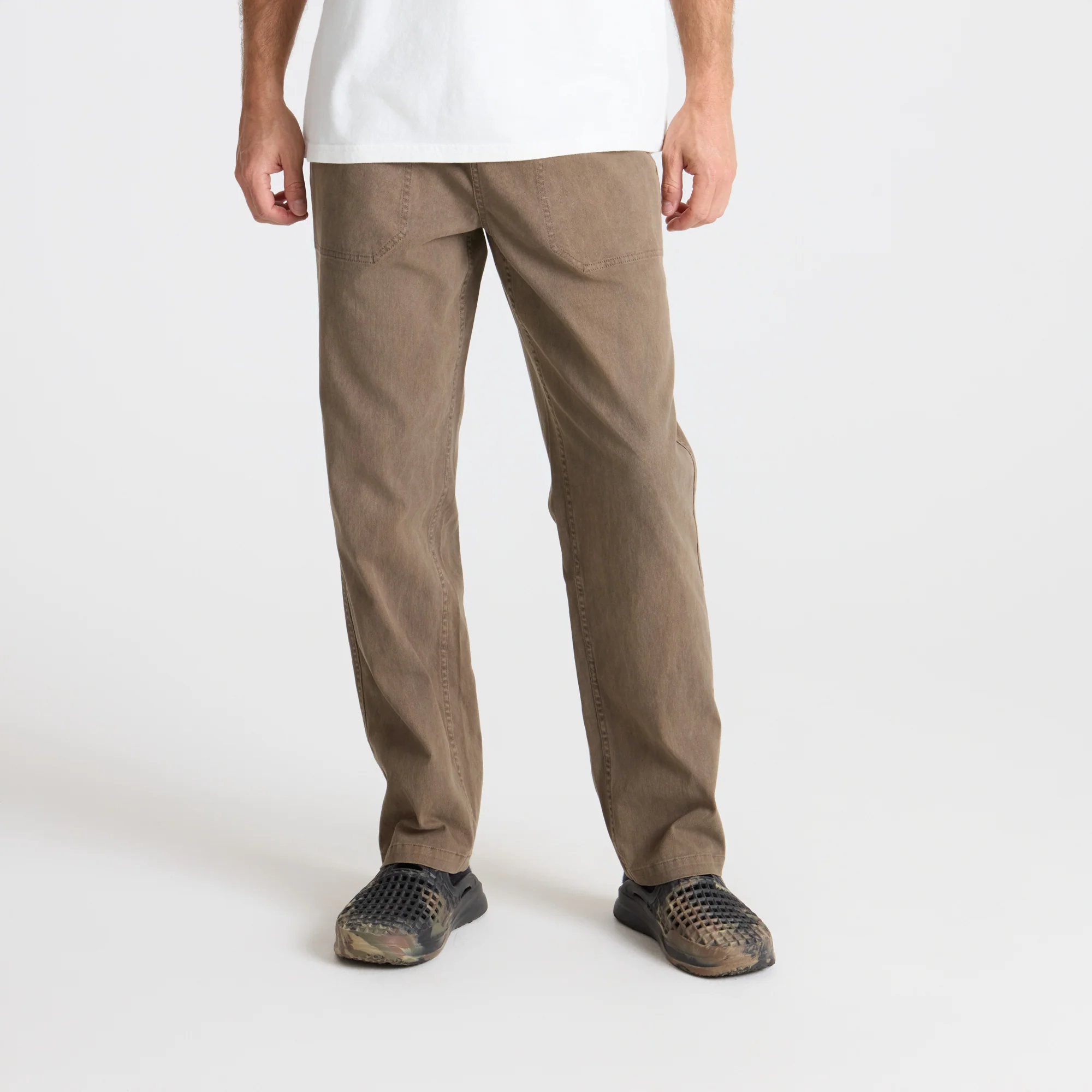 Made To Fade Pants - Washed Brown - Image 4