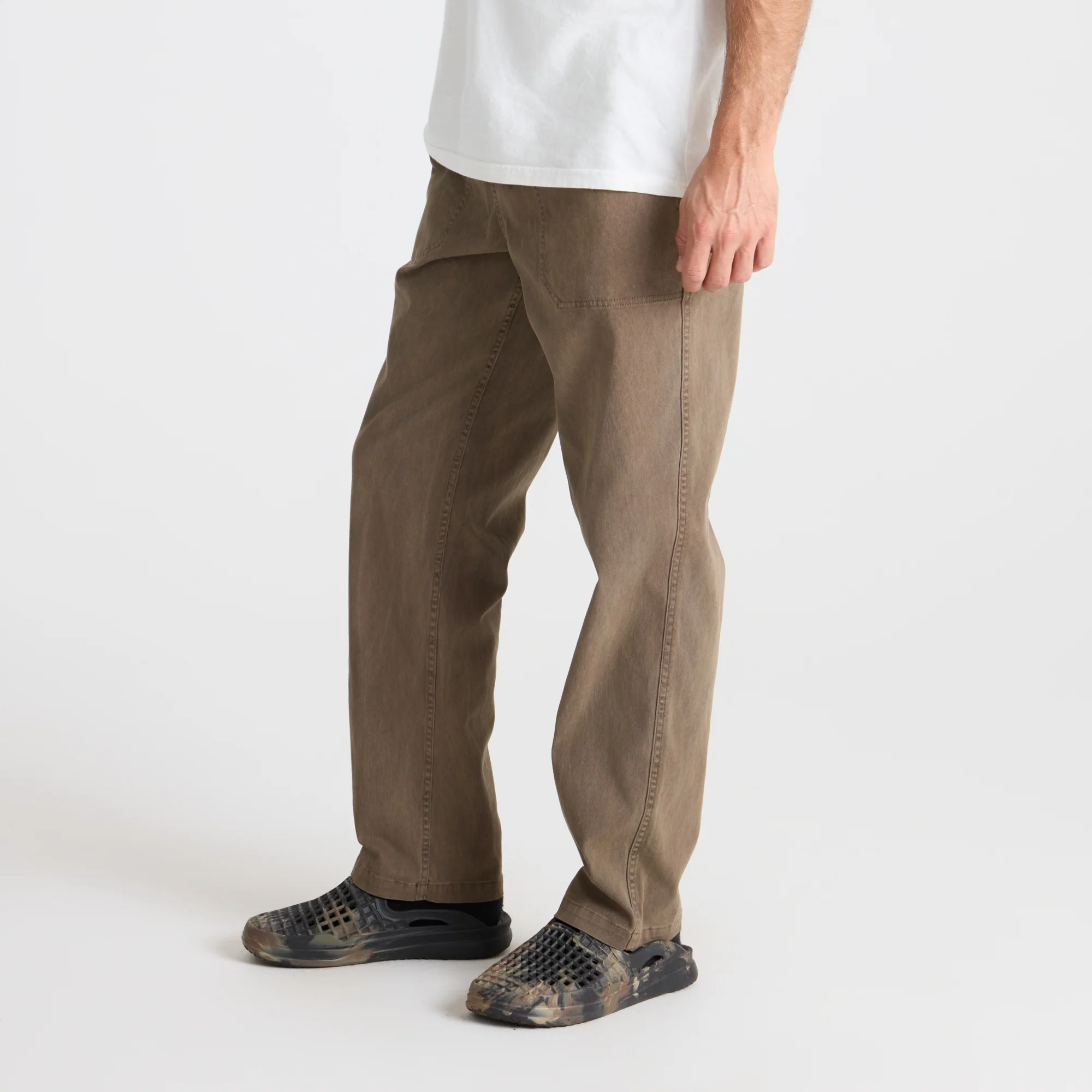 Made To Fade Pants - Washed Brown - Image 5