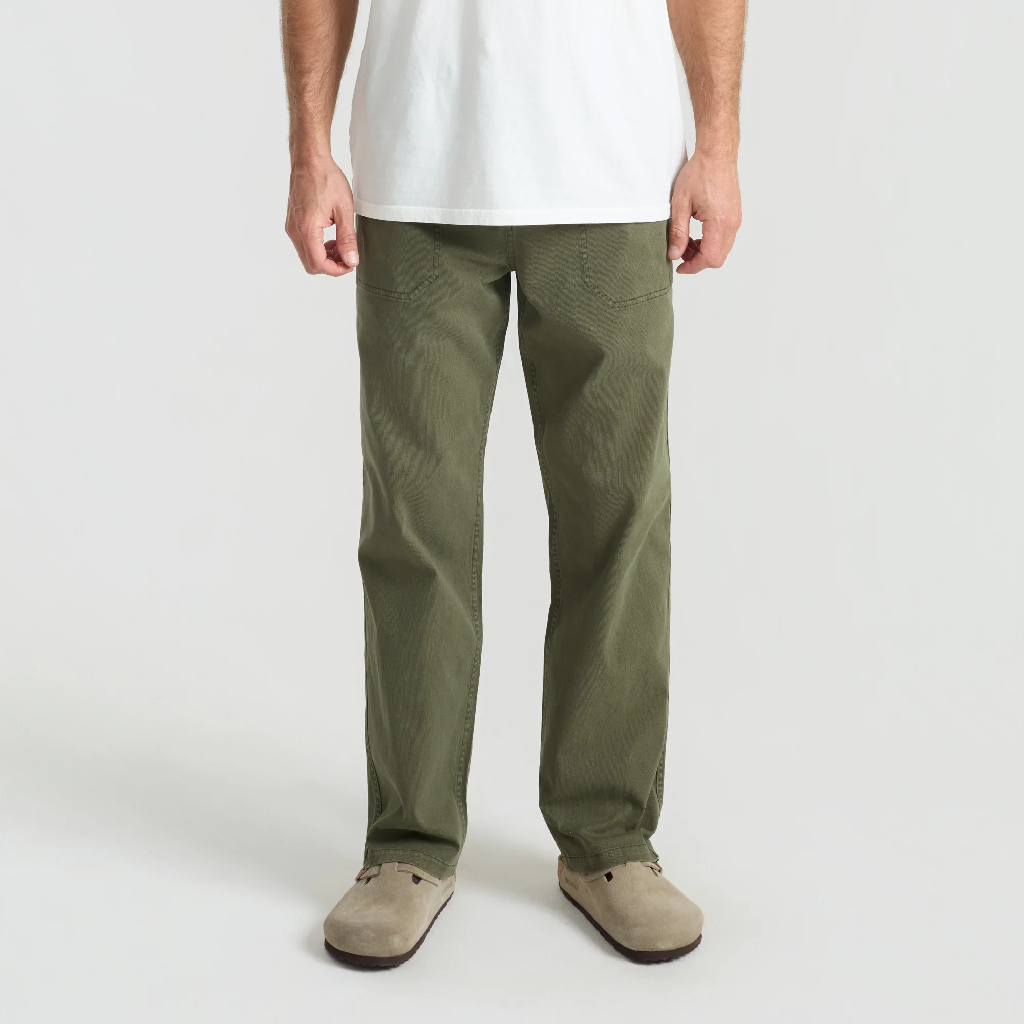 Made To Fade Pants - Washed Military - Image 2