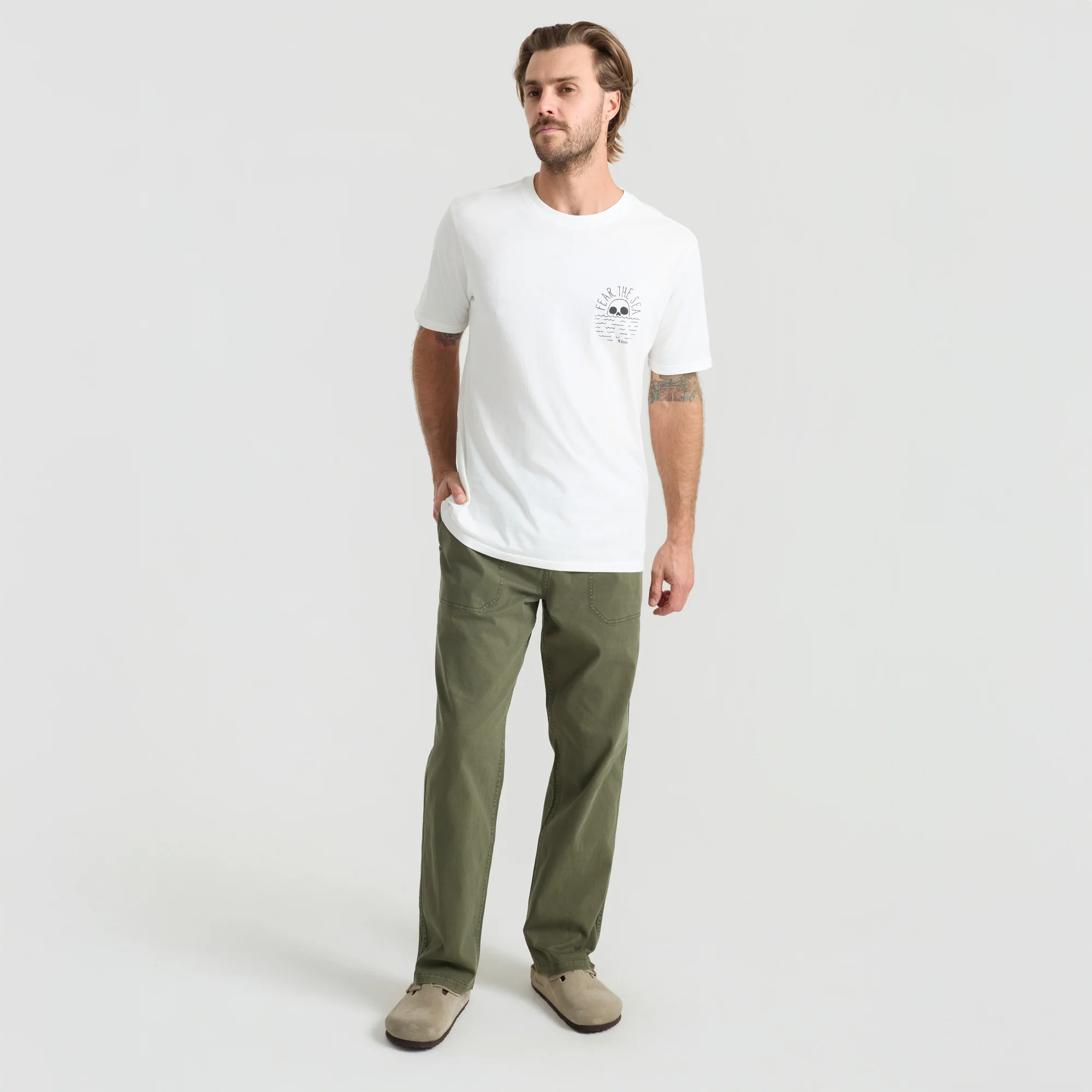 Made To Fade Pants - Washed Military - Image 4