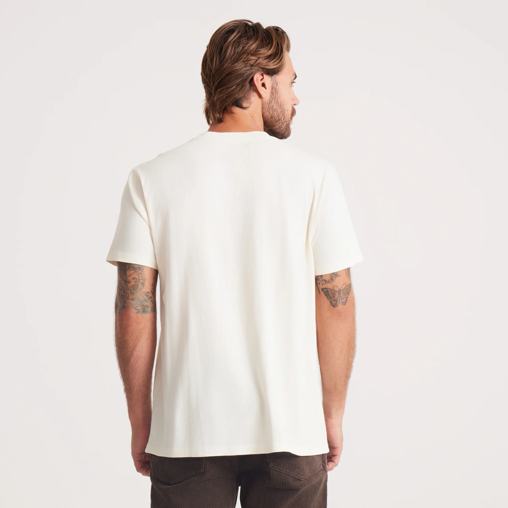 Made To Fade Short Sleeve Tee - Washed Off White - Image 4