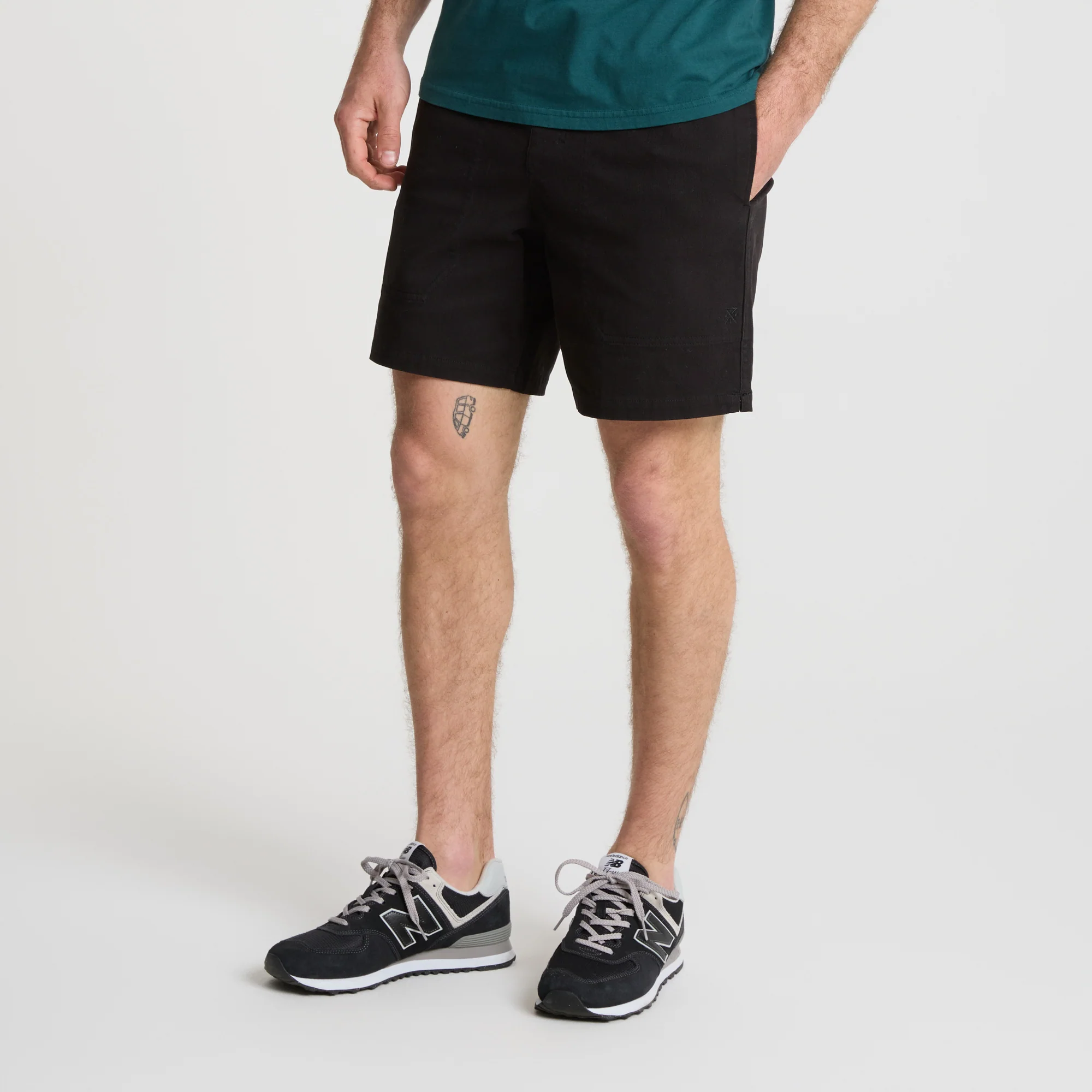 Made To Fade Shorts - Washed Black - Image 3