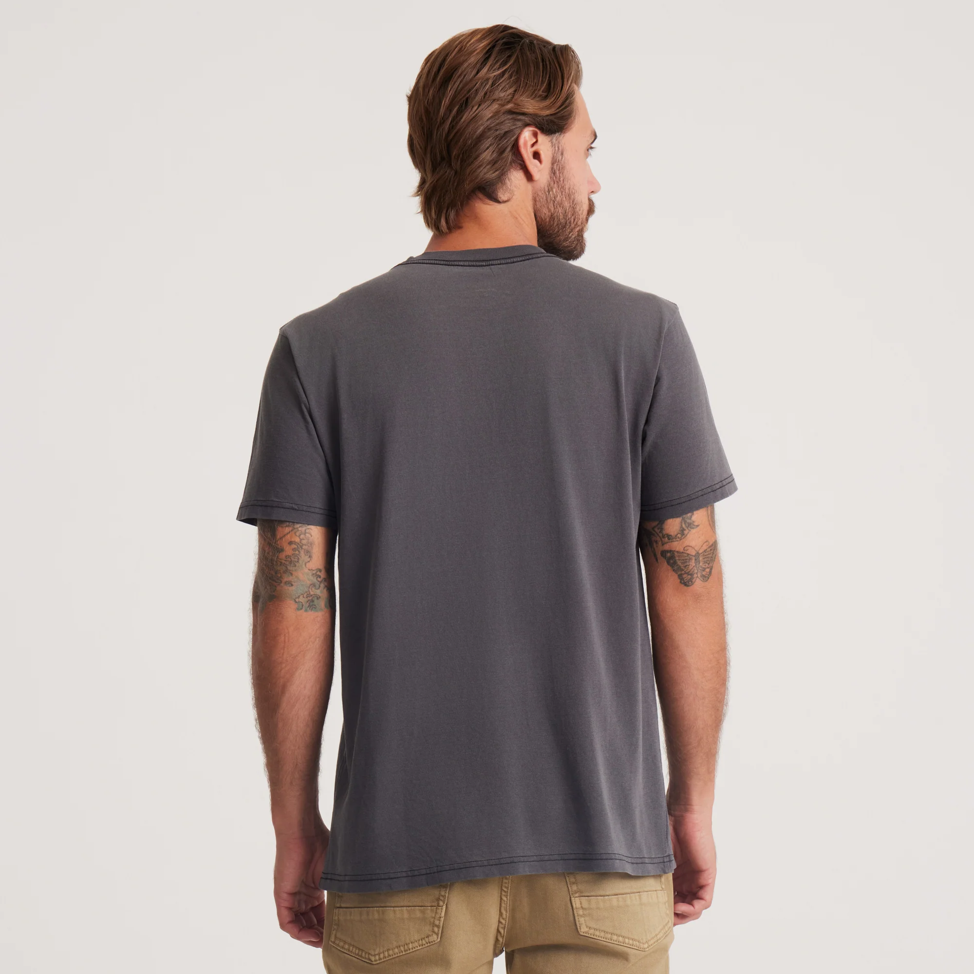 Made To Fade Short Sleeve Tee - Washed Black - Image 4