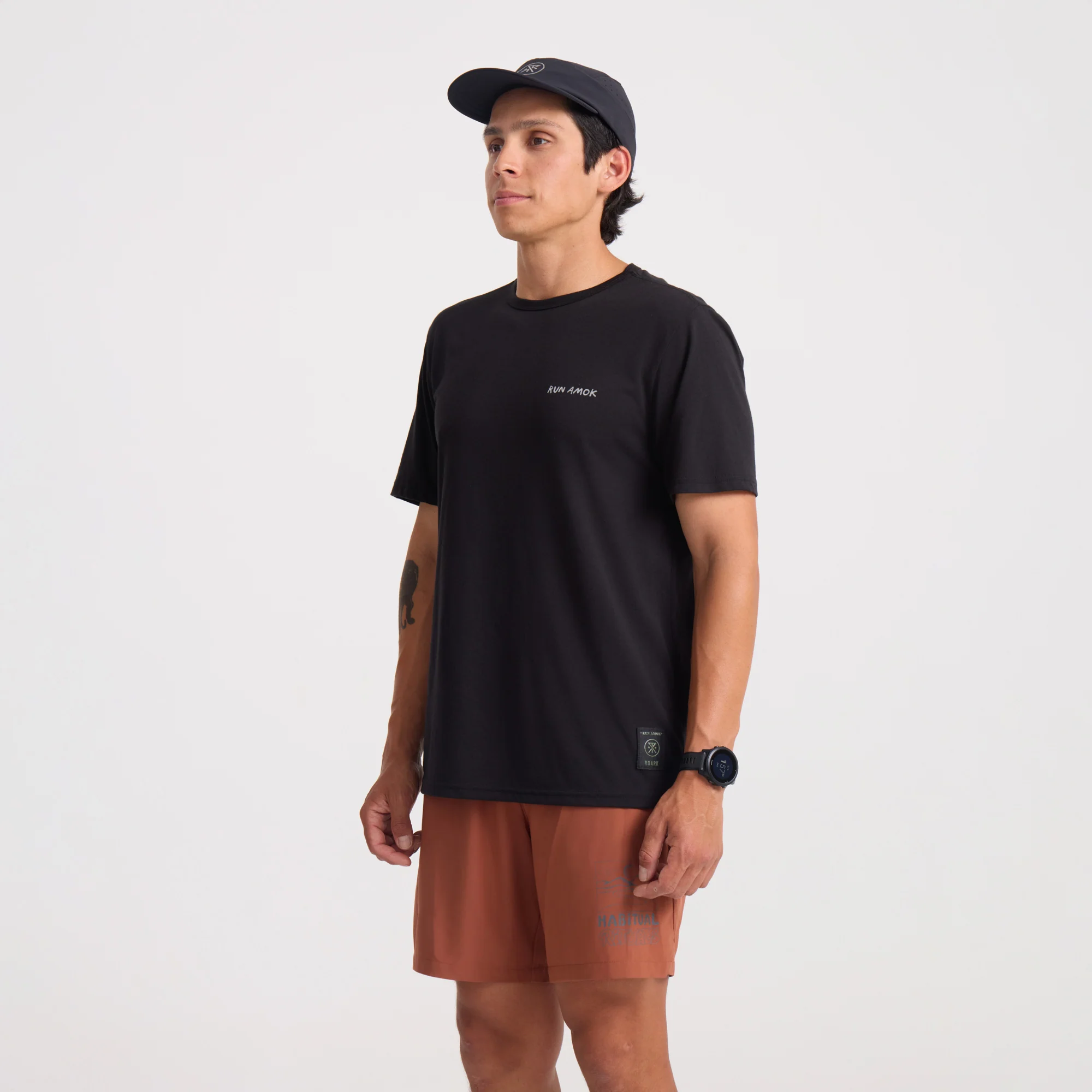 Mathis Active Short Sleeve Tee - Black - Image 3