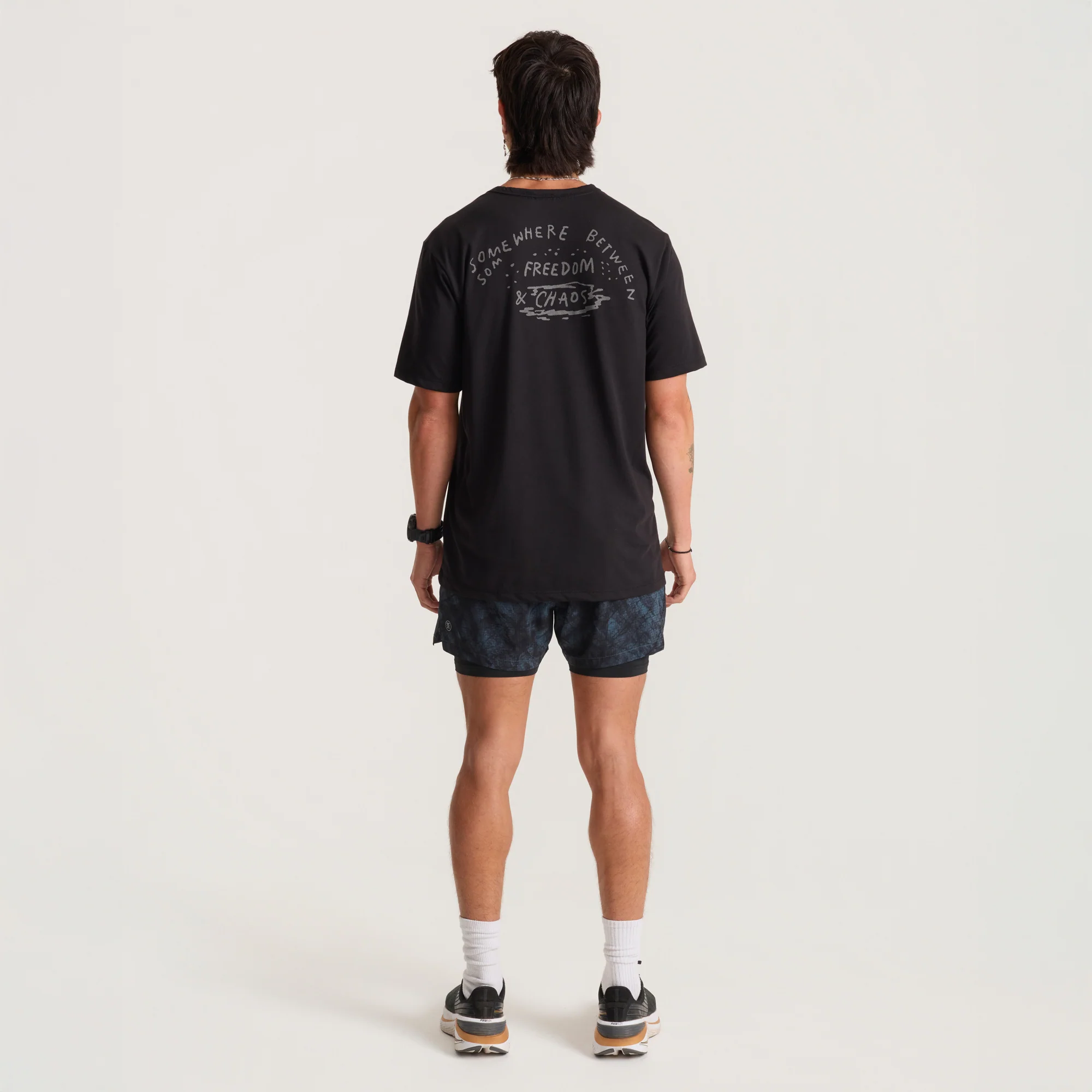 Mathis Active Short Sleeve Tee - Chaos Black - Image 7