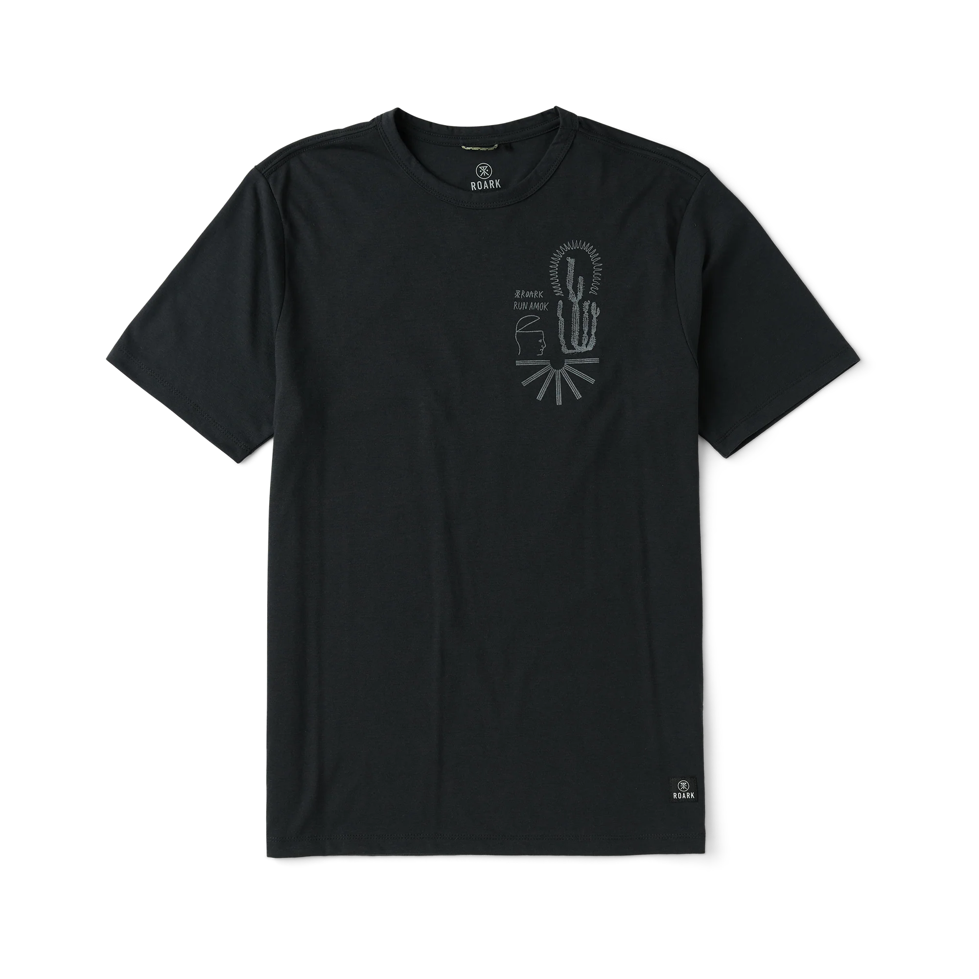 Mathis Active Short Sleeve Tee - Chaos Black - Image 8